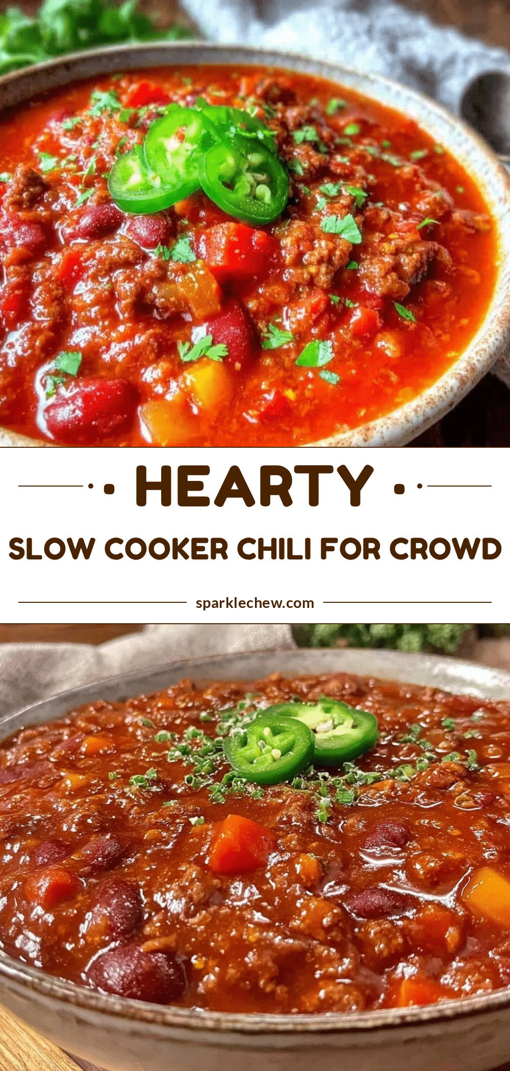 cozy slow cooker chili recipe