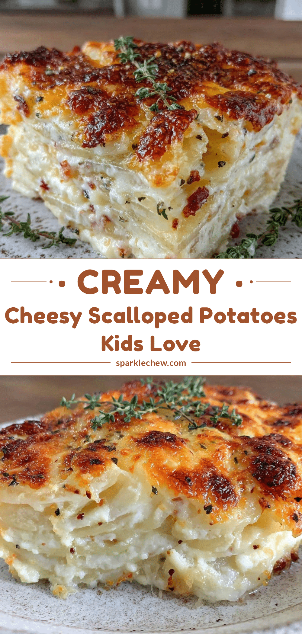 creamy cheesy scalloped potatoes recipe