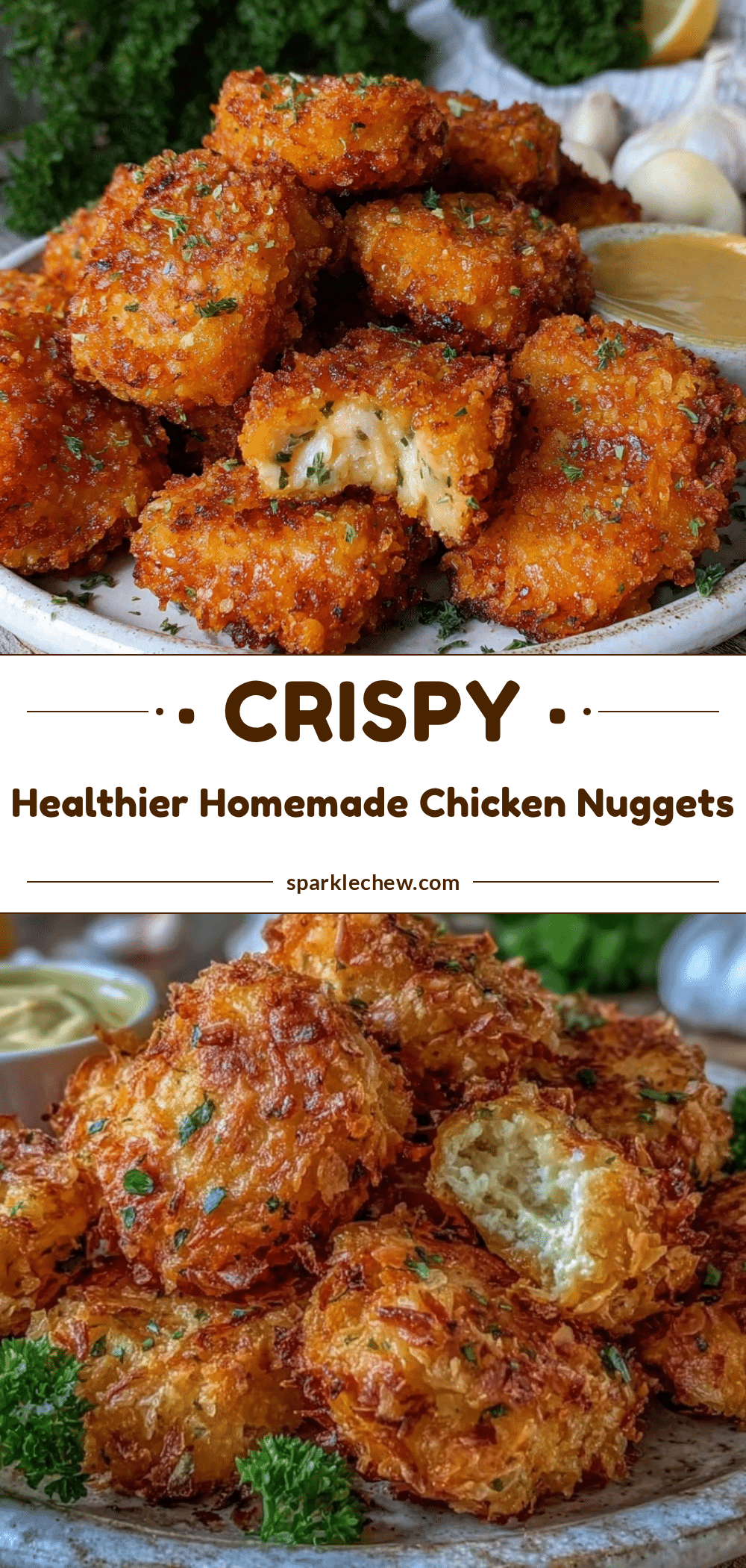 crispy healthier homemade chicken nuggets recipe