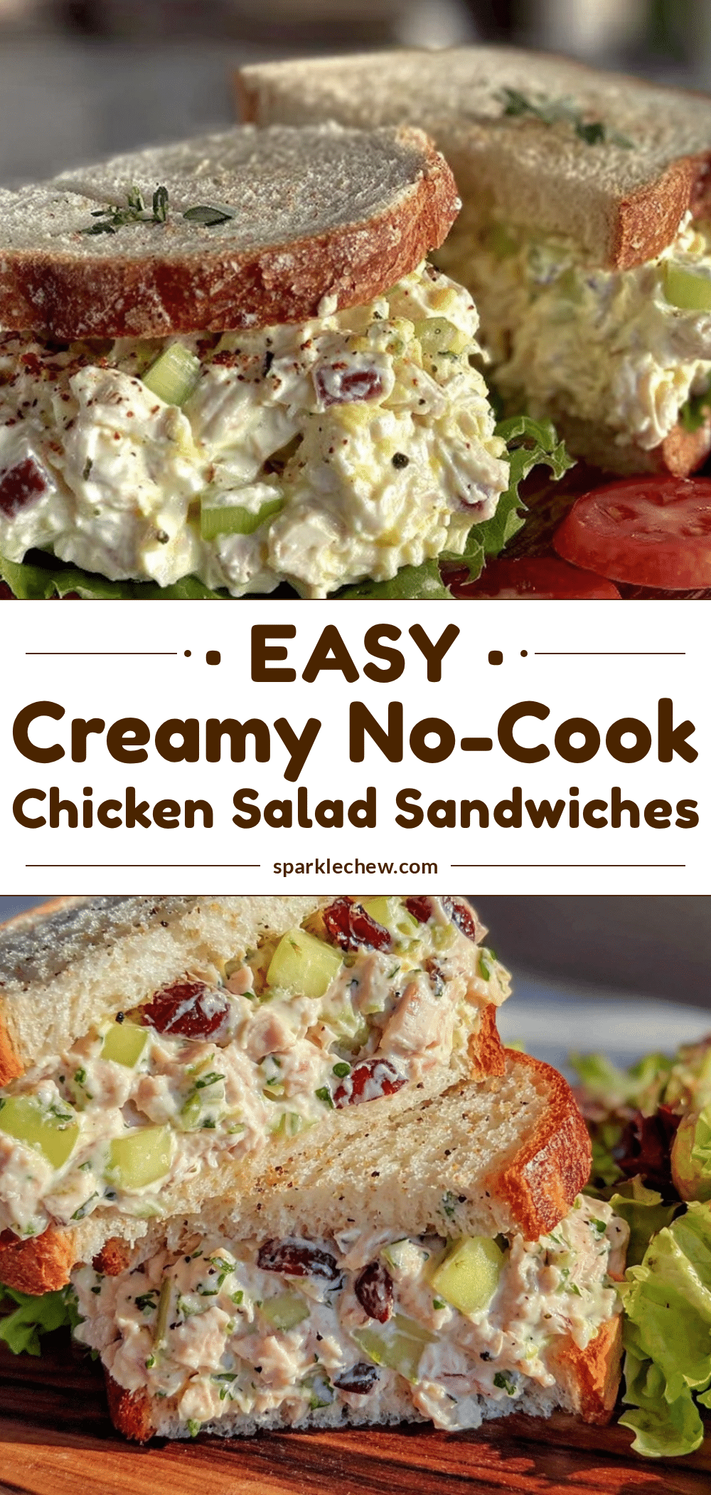 easy chicken salad sandwiches recipe