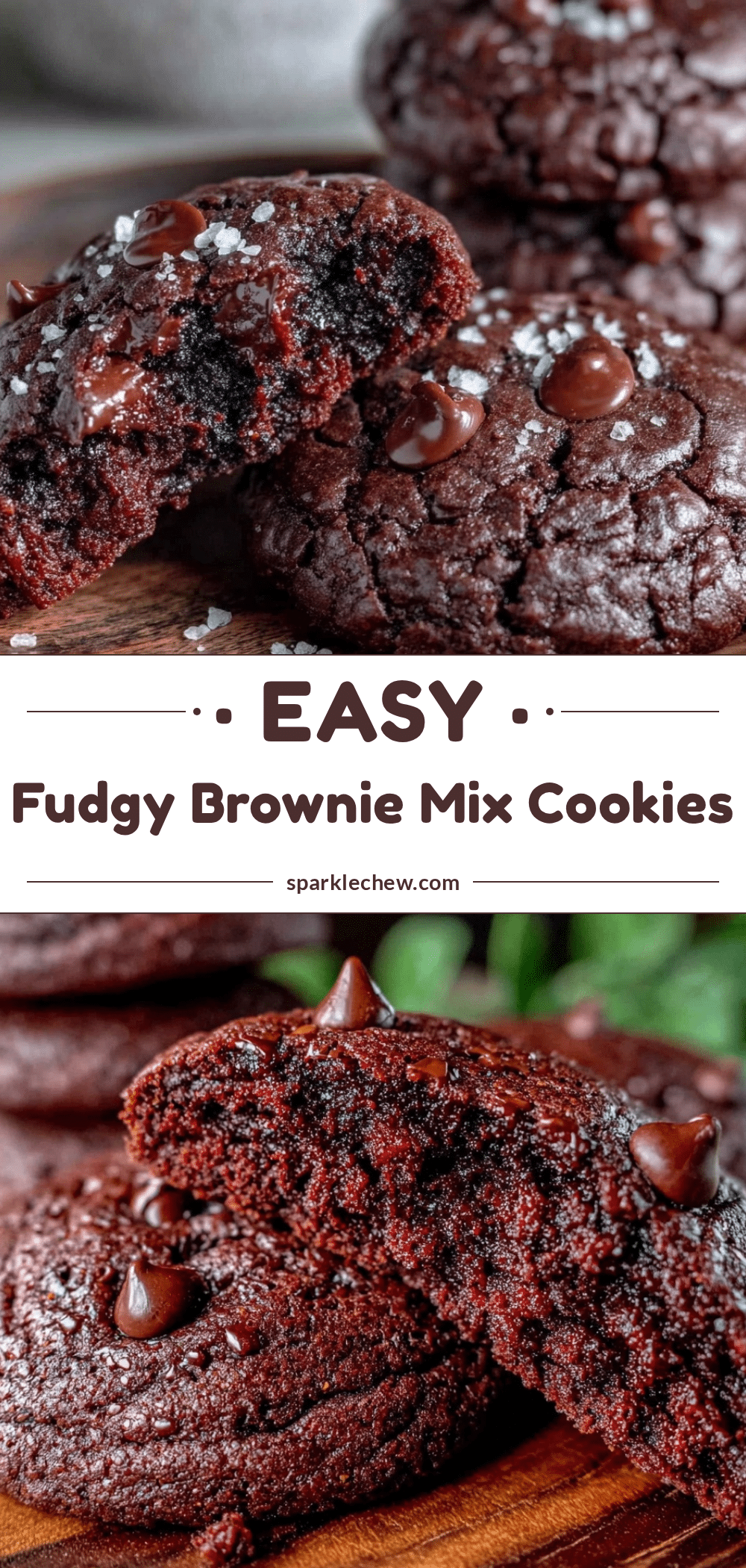 easy fudgy brownie mix cookies recipe