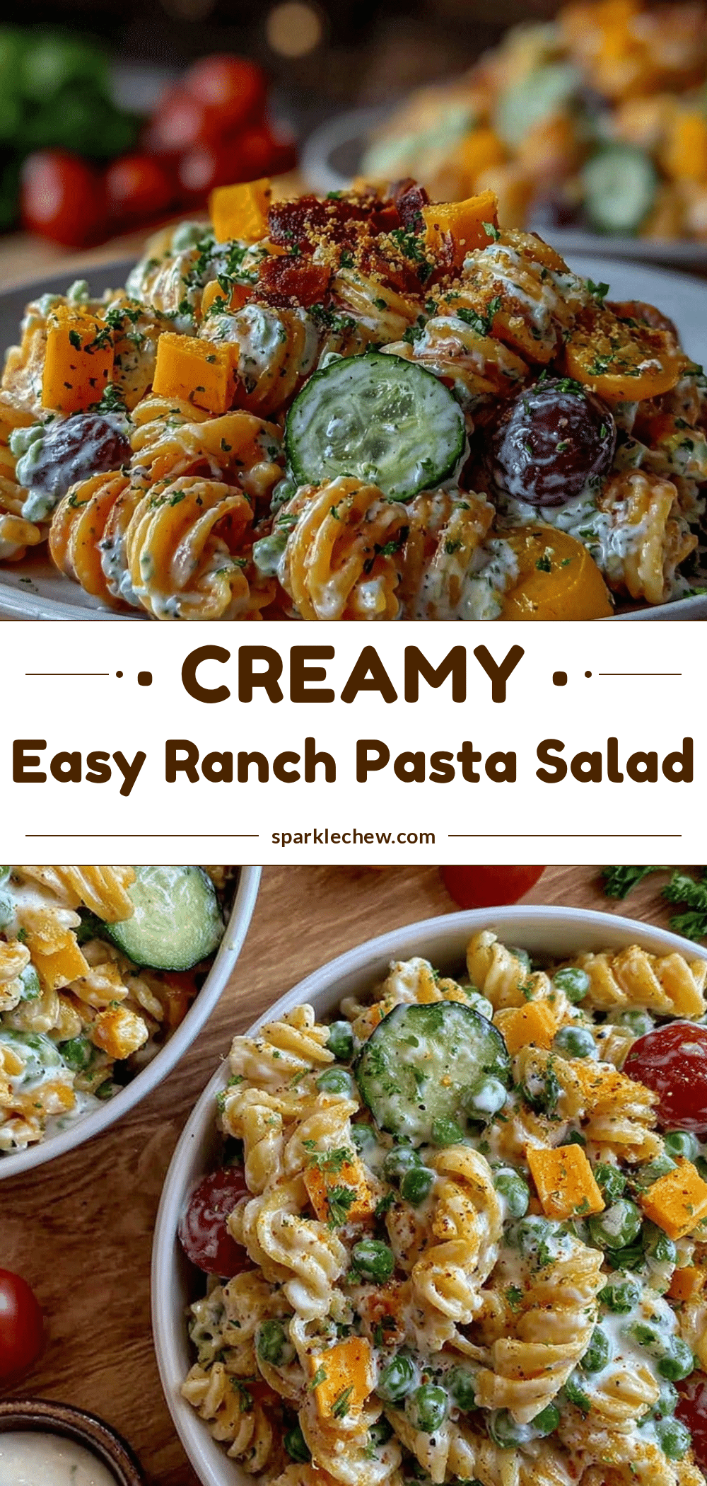 easy pasta salad with ranch dressing recipe