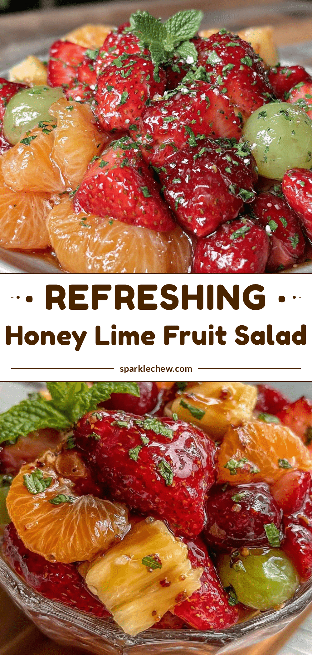 fresh fruit salad with honey lime dressing recipe
