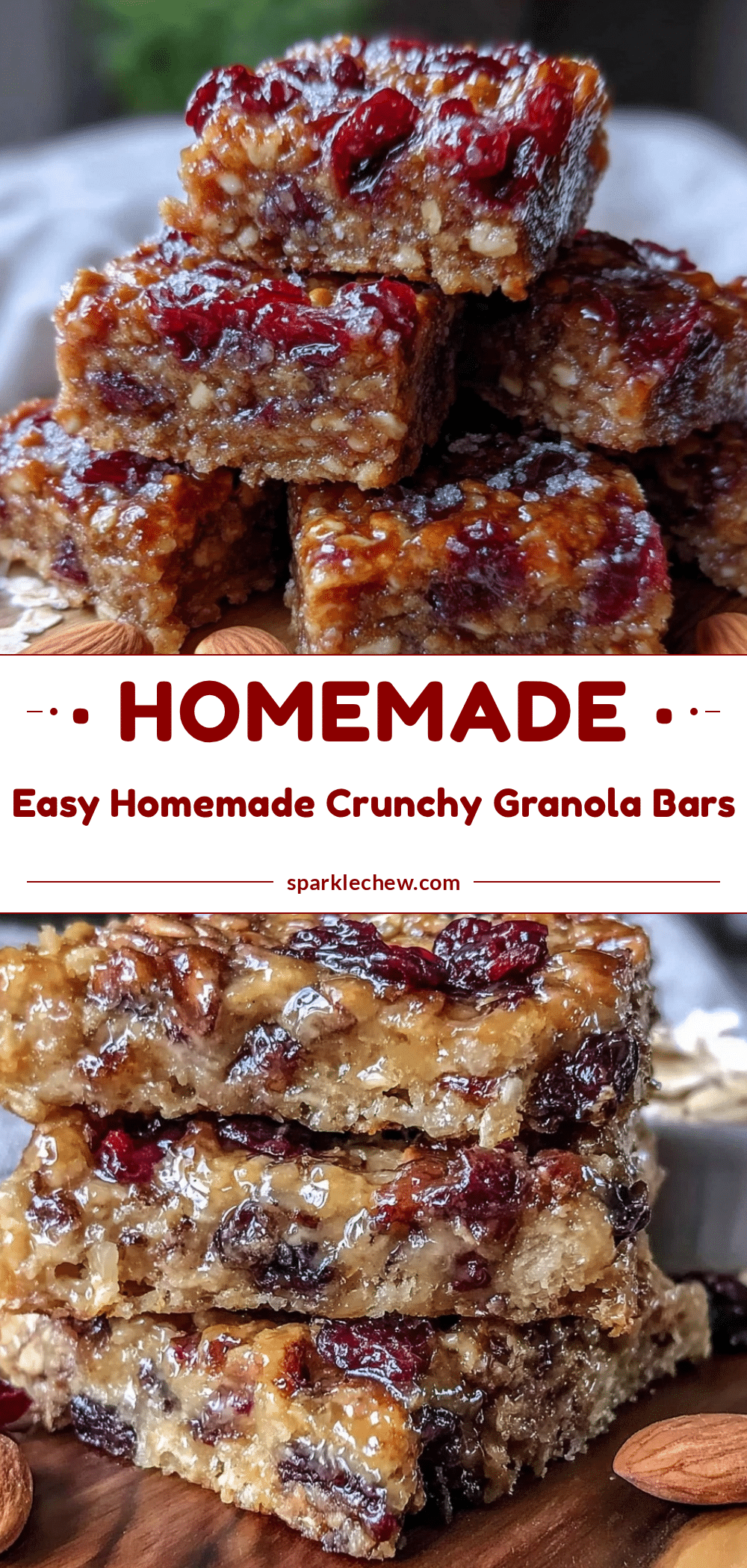 healthy homemade granola bars recipe