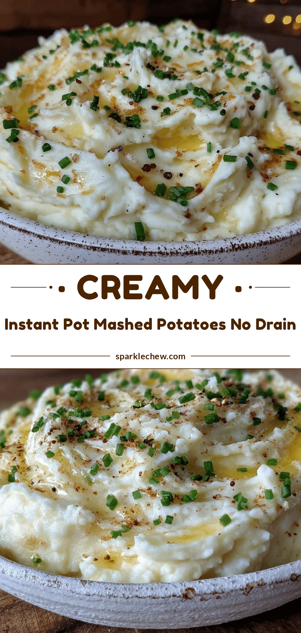 Instant Pot mashed potatoes no drain recipe