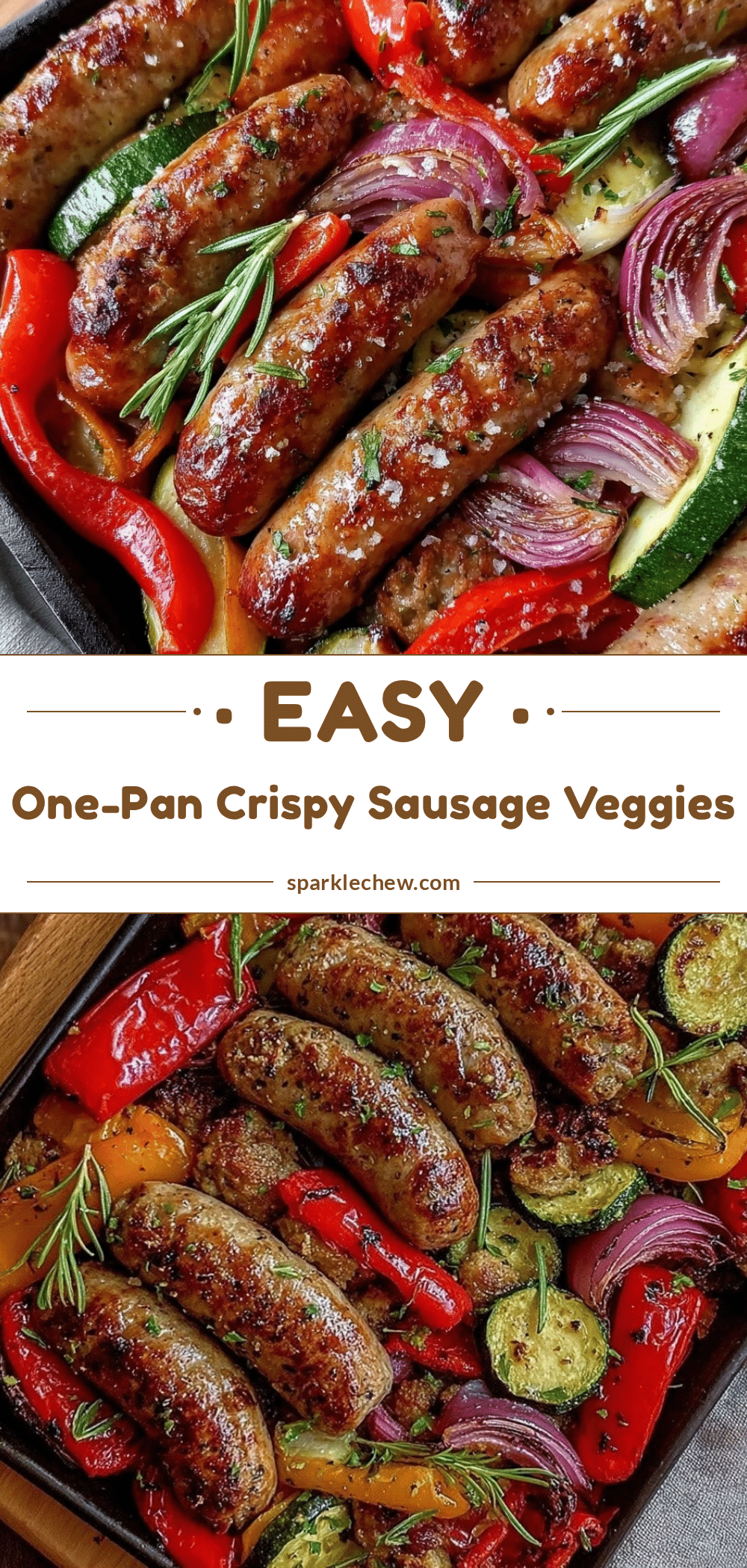 one-pan sausage and veggie sheet pan dinner recipe