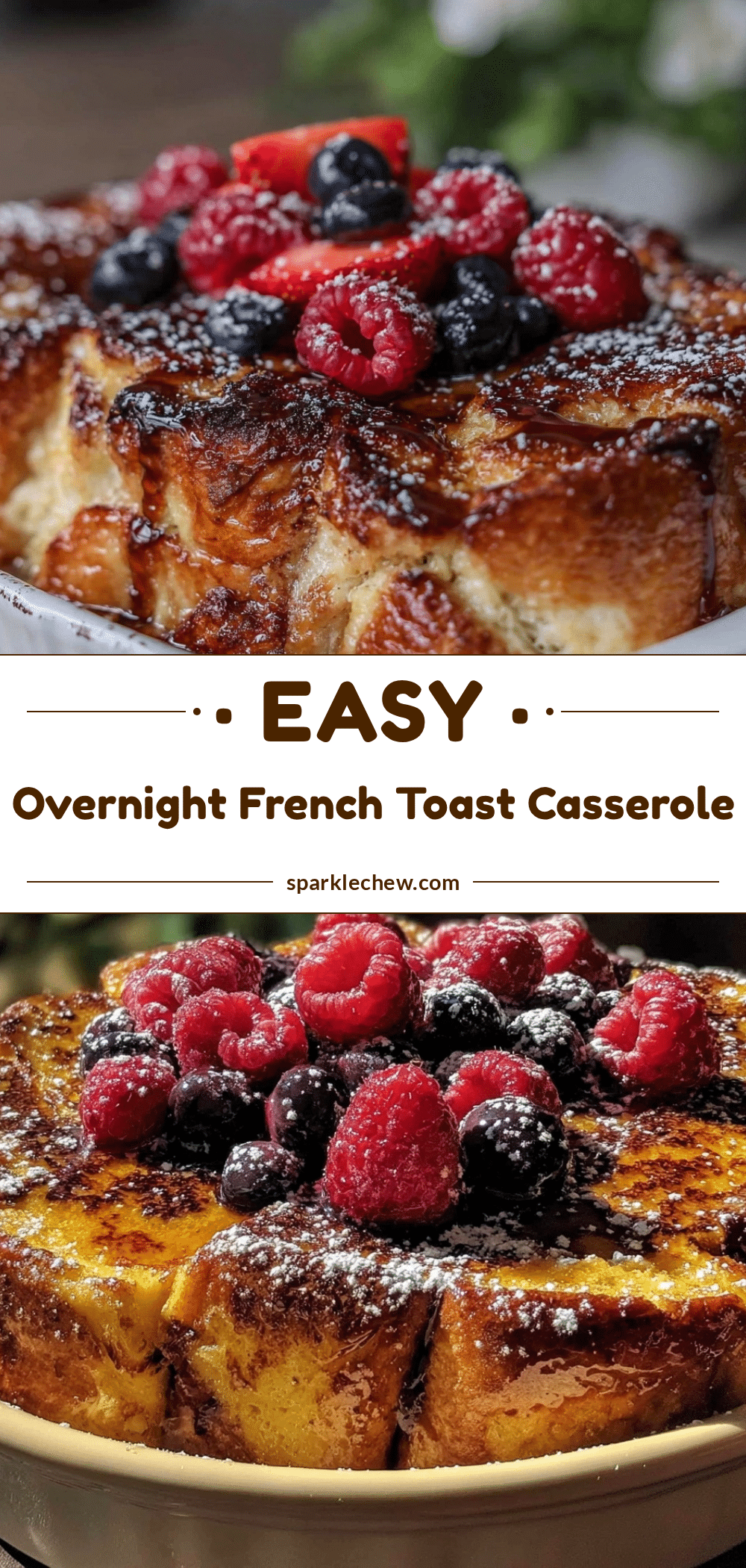 overnight French toast casserole recipe