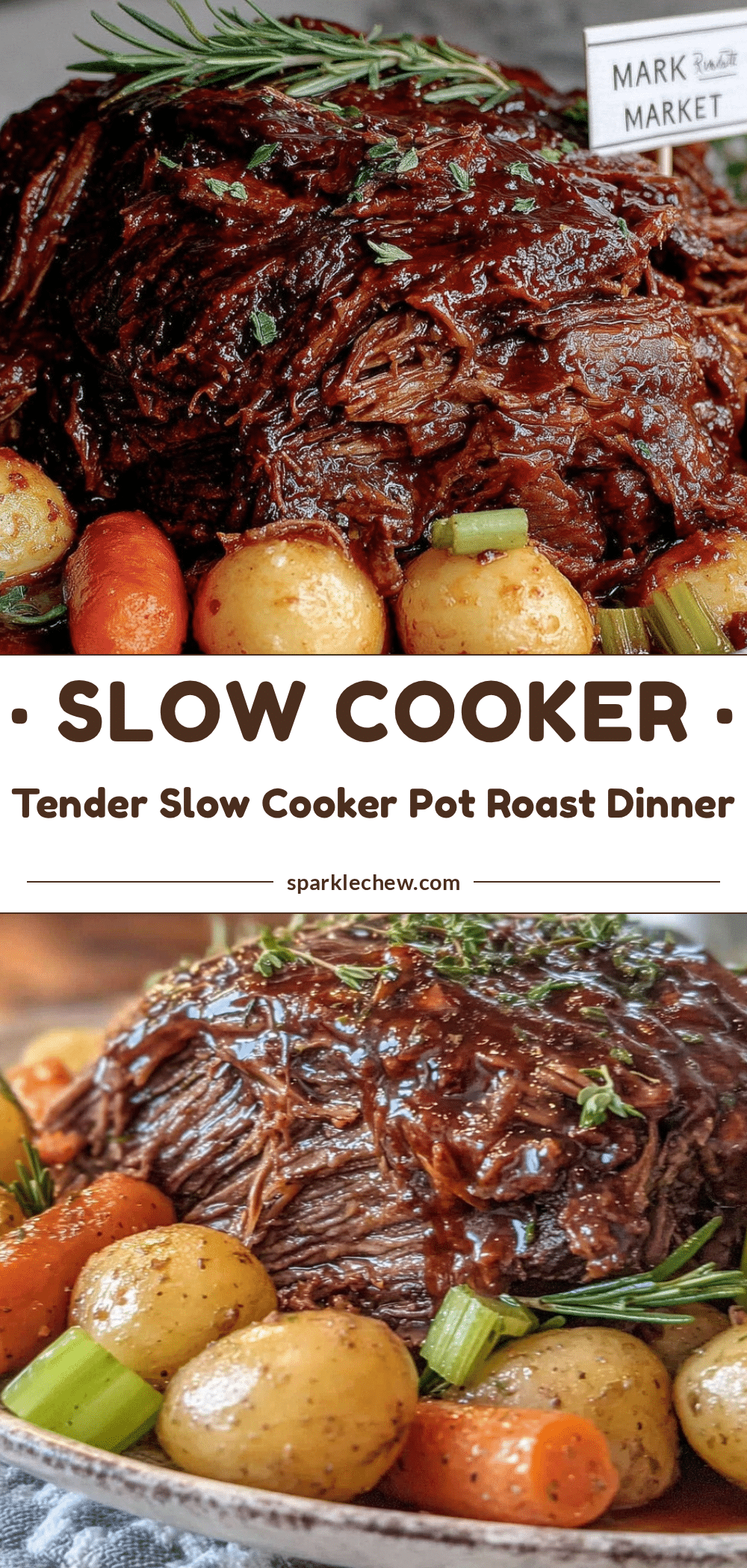 slow cooker pot roast recipe