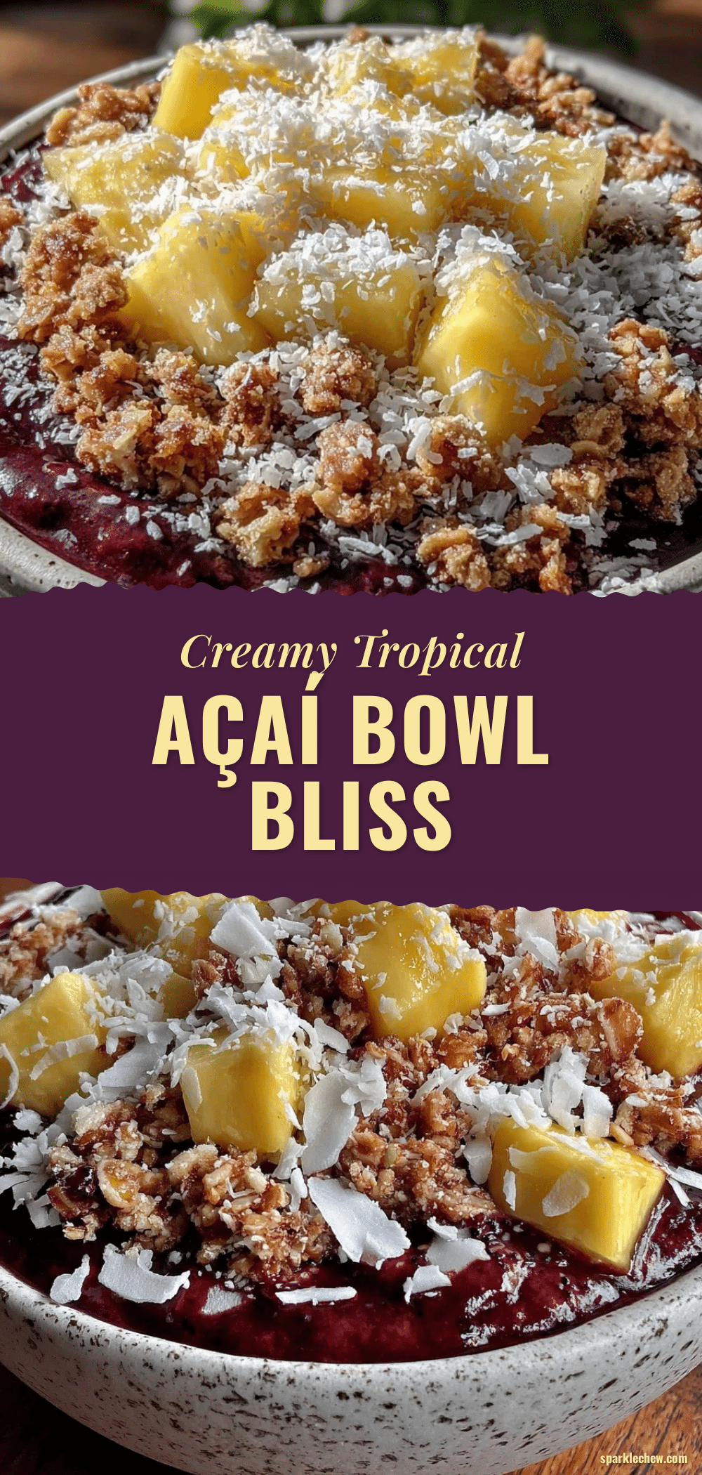 açaí bowl with mango and granola recipe