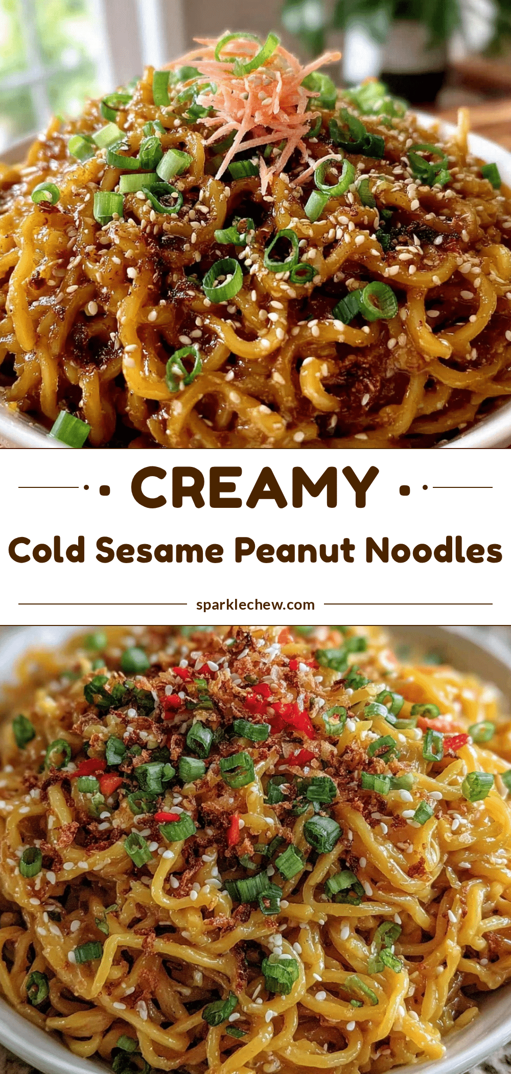 creamy cold sesame noodles with peanut sauce recipe