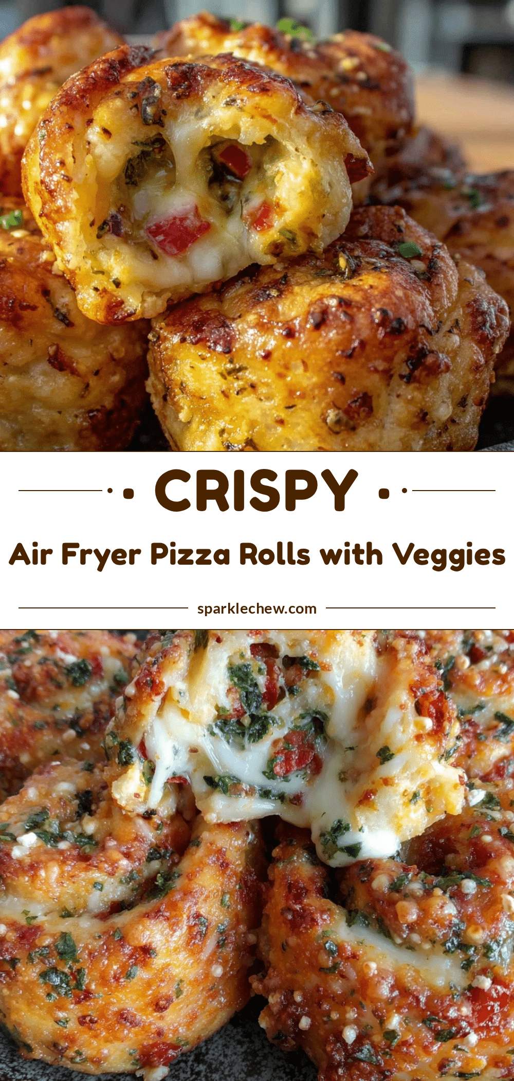crispy pizza rolls air fryer recipe