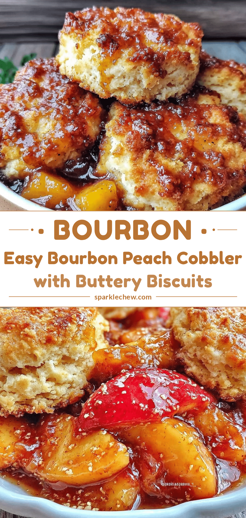 easy bourbon peach cobbler recipe