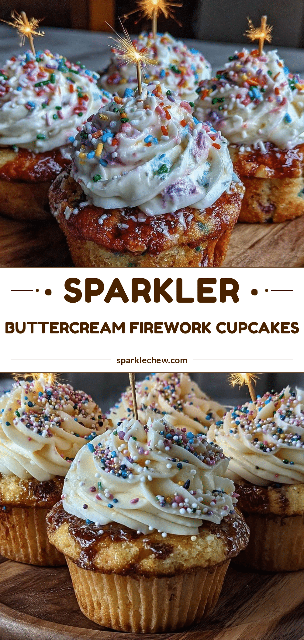 firework cupcakes recipe
