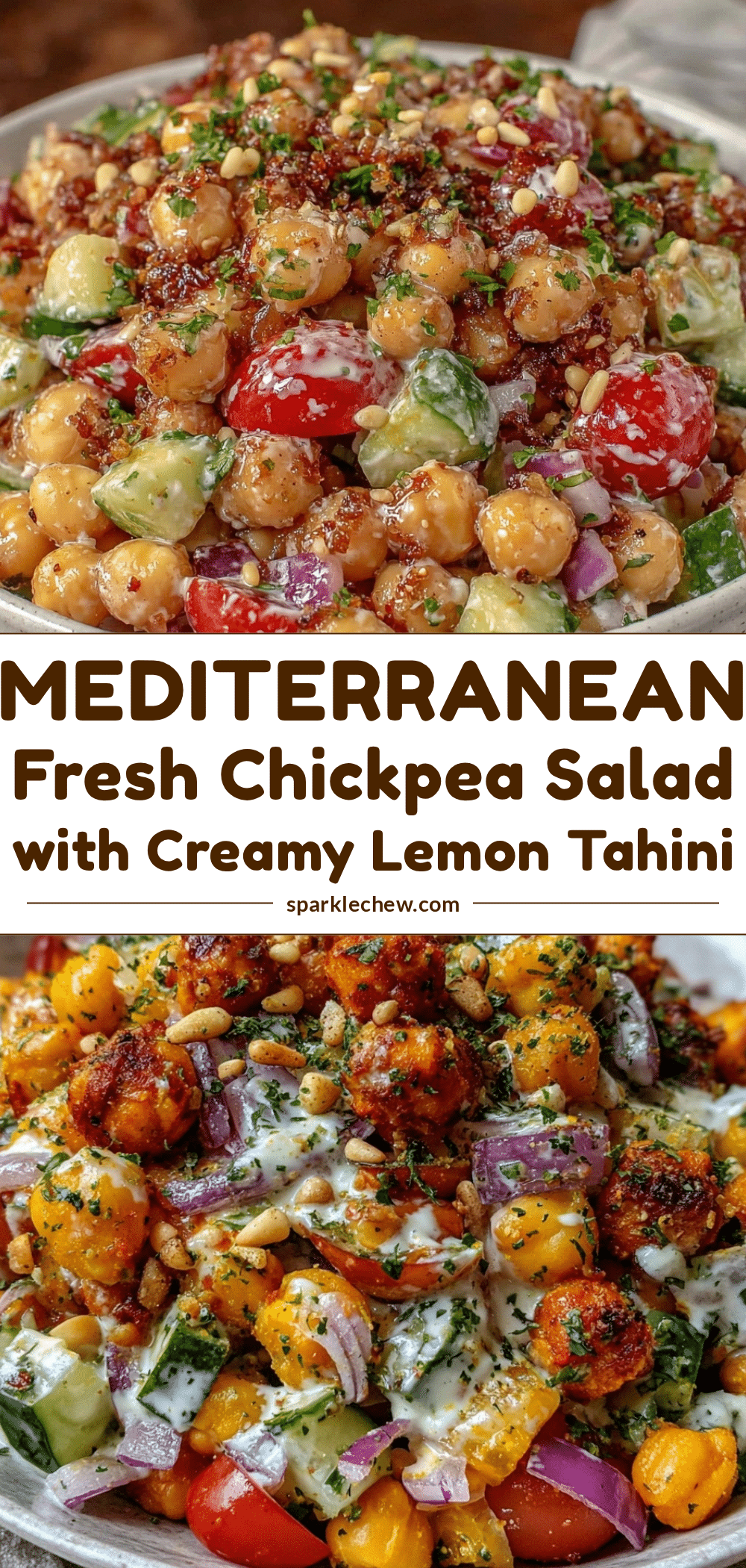 fresh mediterranean chickpea salad recipe