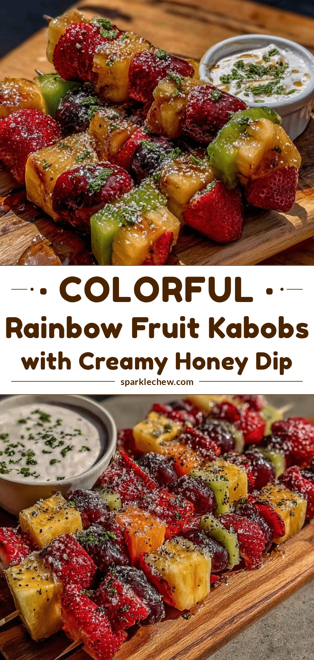 fresh rainbow fruit kabobs recipe