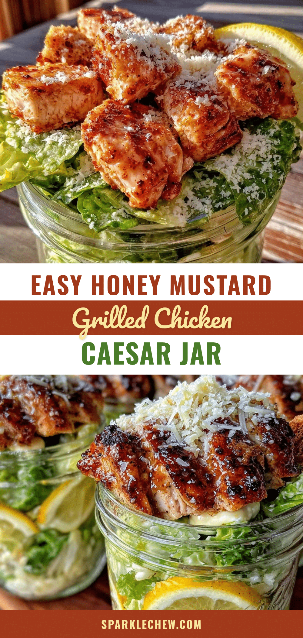 honey mustard grilled chicken caesar salad recipe