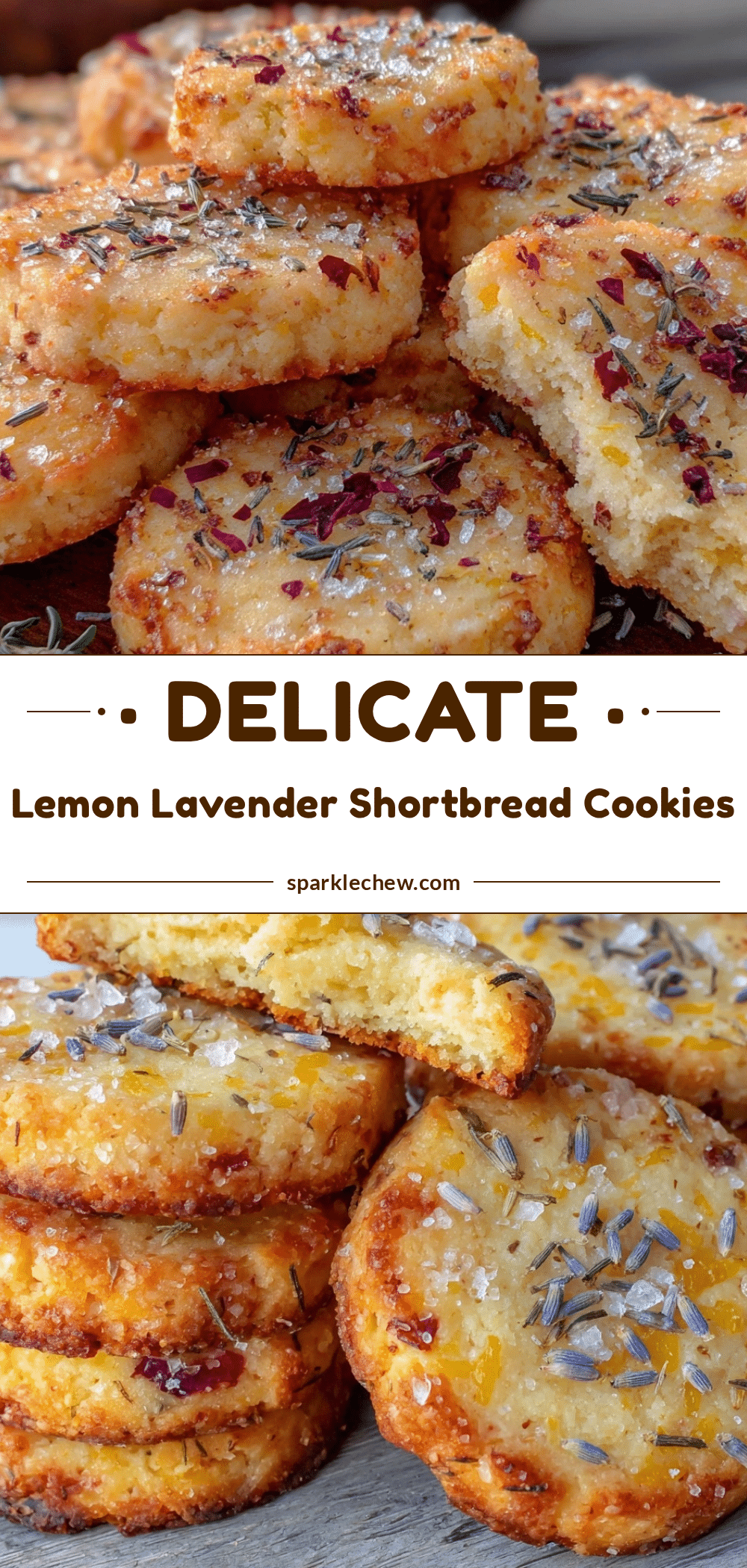 lemon lavender shortbread cookies recipe