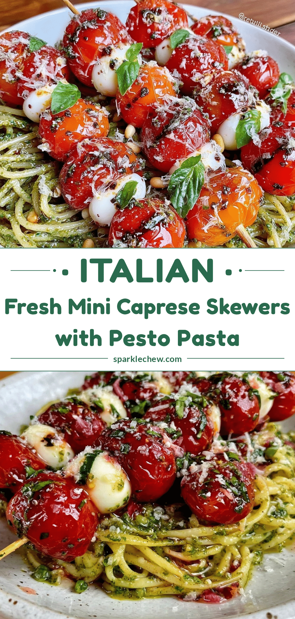 mini Caprese skewers recipe