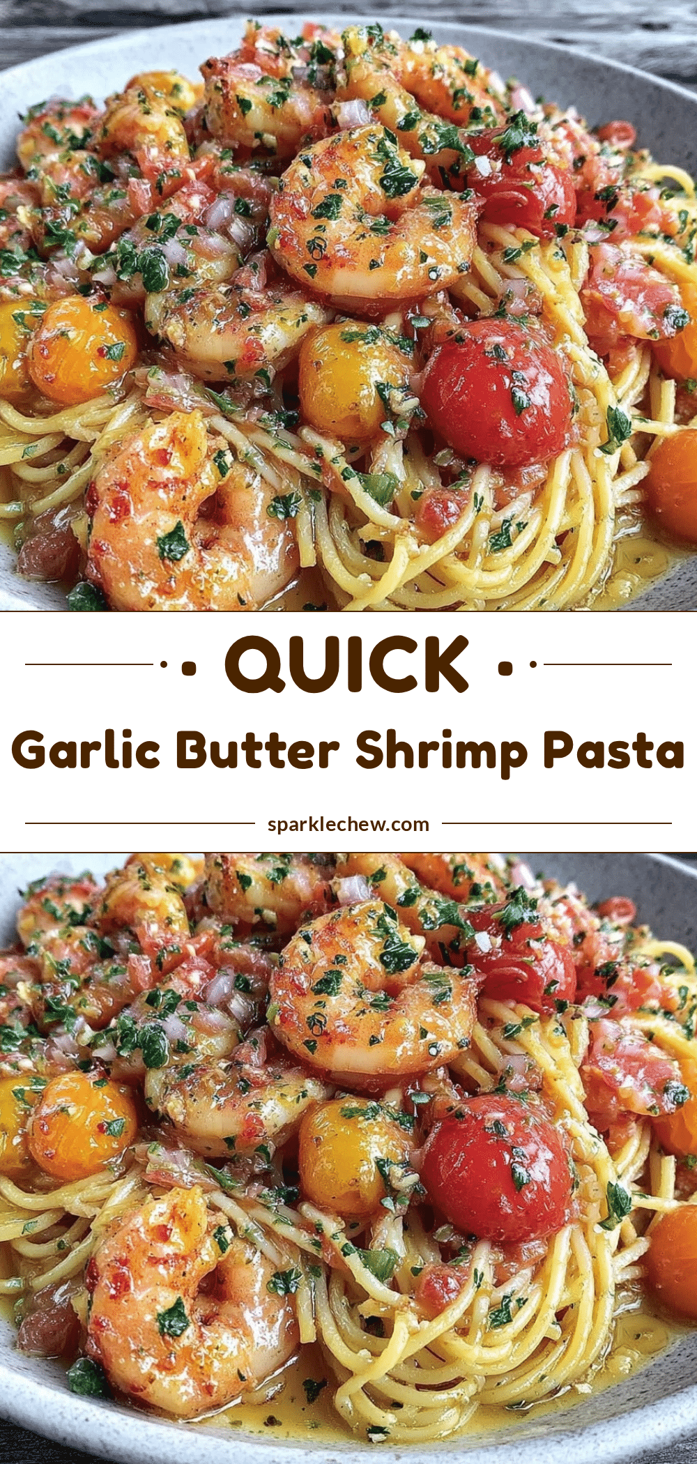 quick garlic butter shrimp pasta recipe