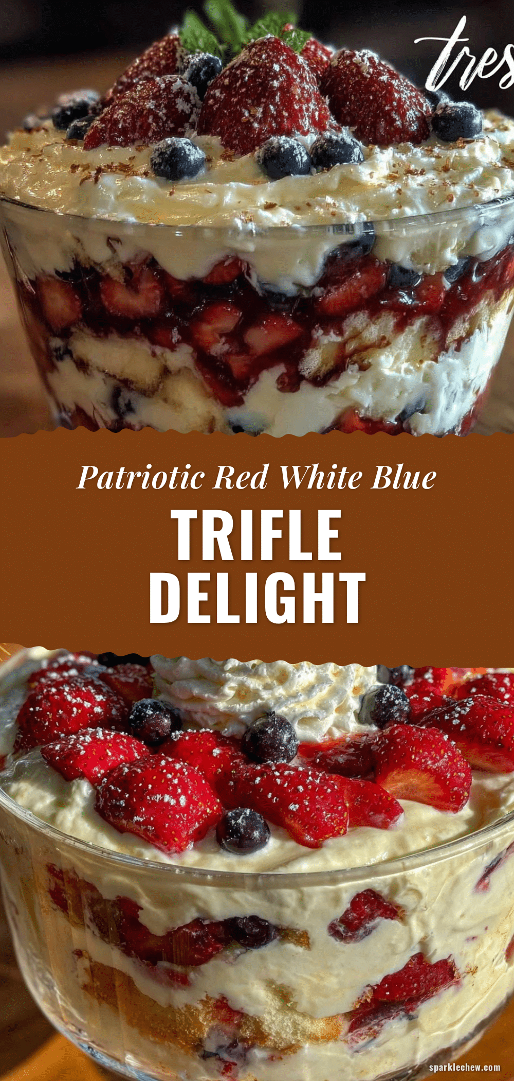 red white and blue strawberry trifle recipe