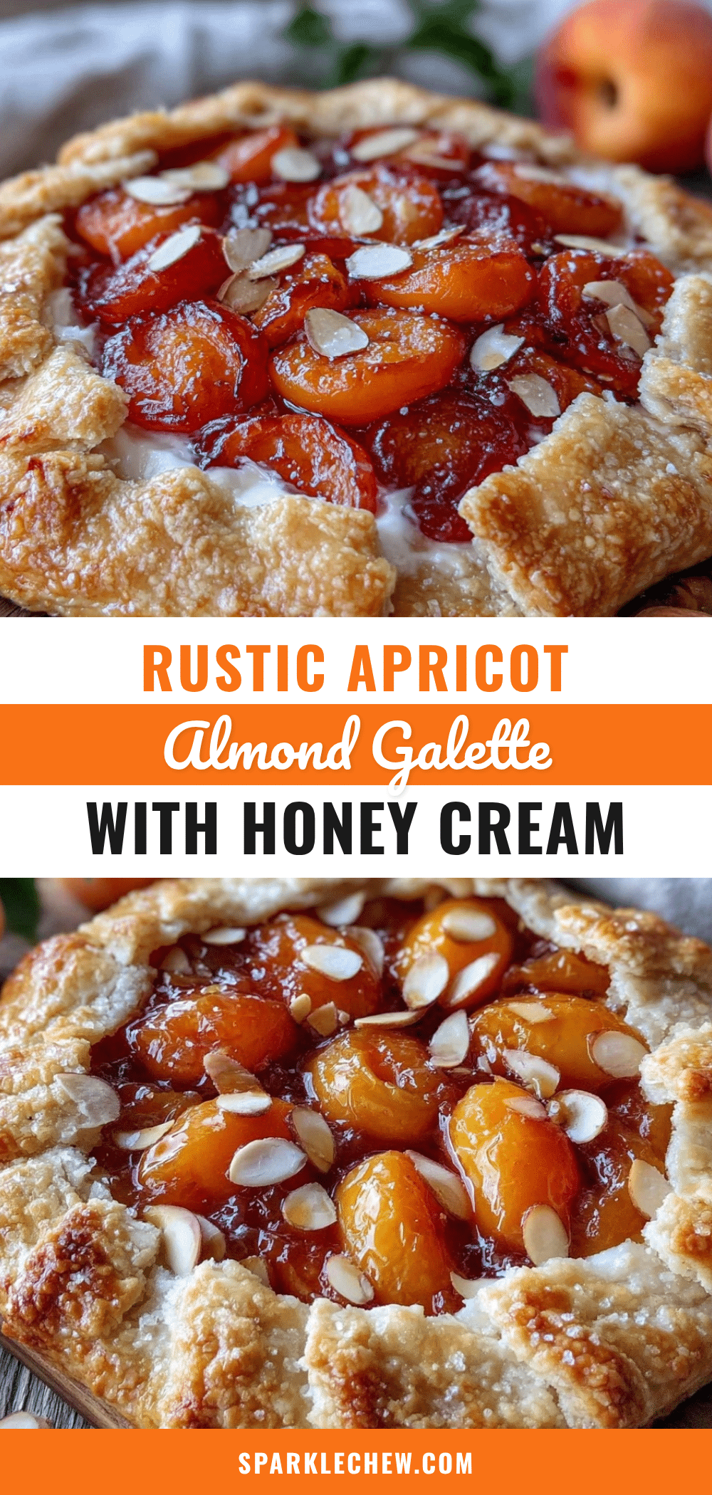 rustic fresh apricot almond galette recipe