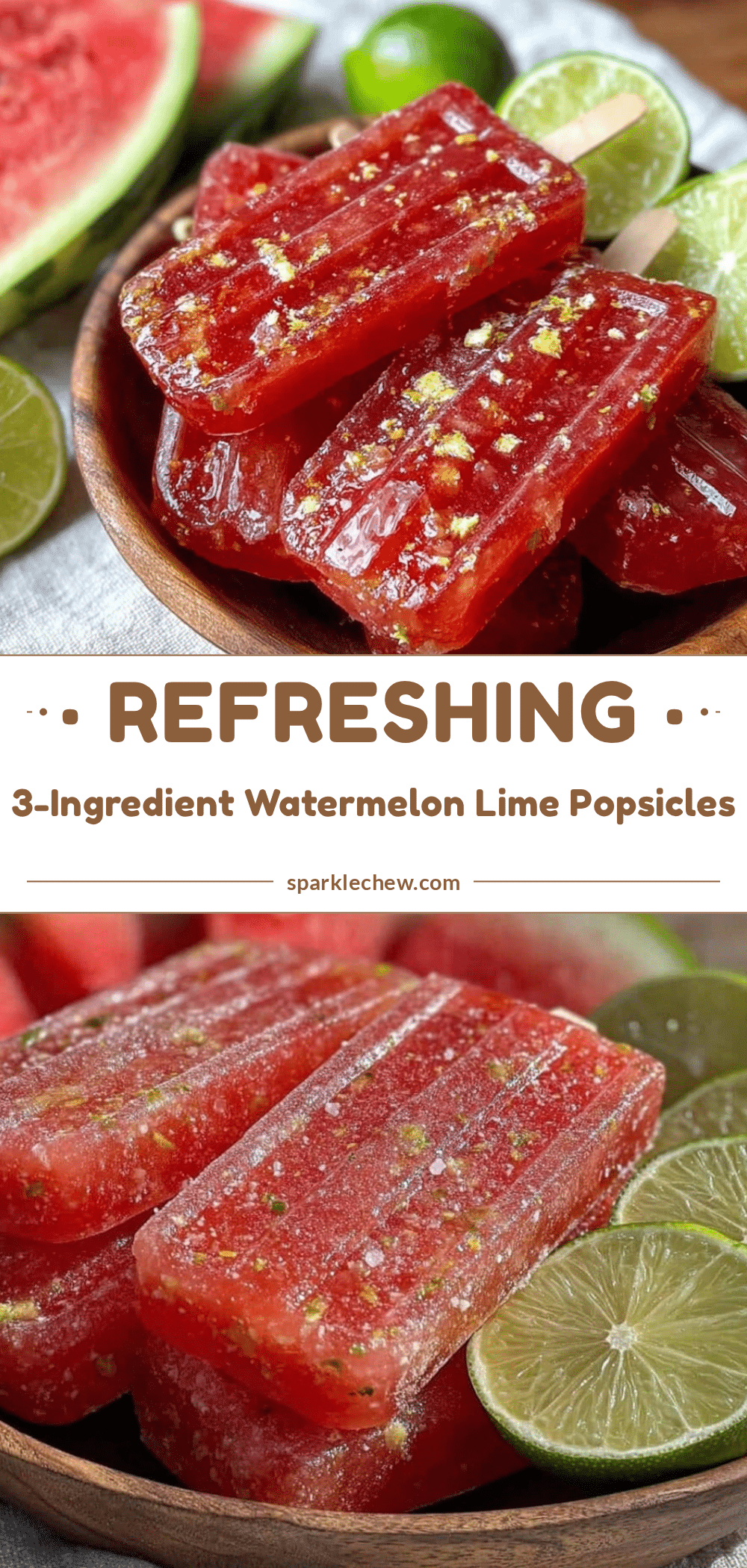 watermelon lime popsicles recipe