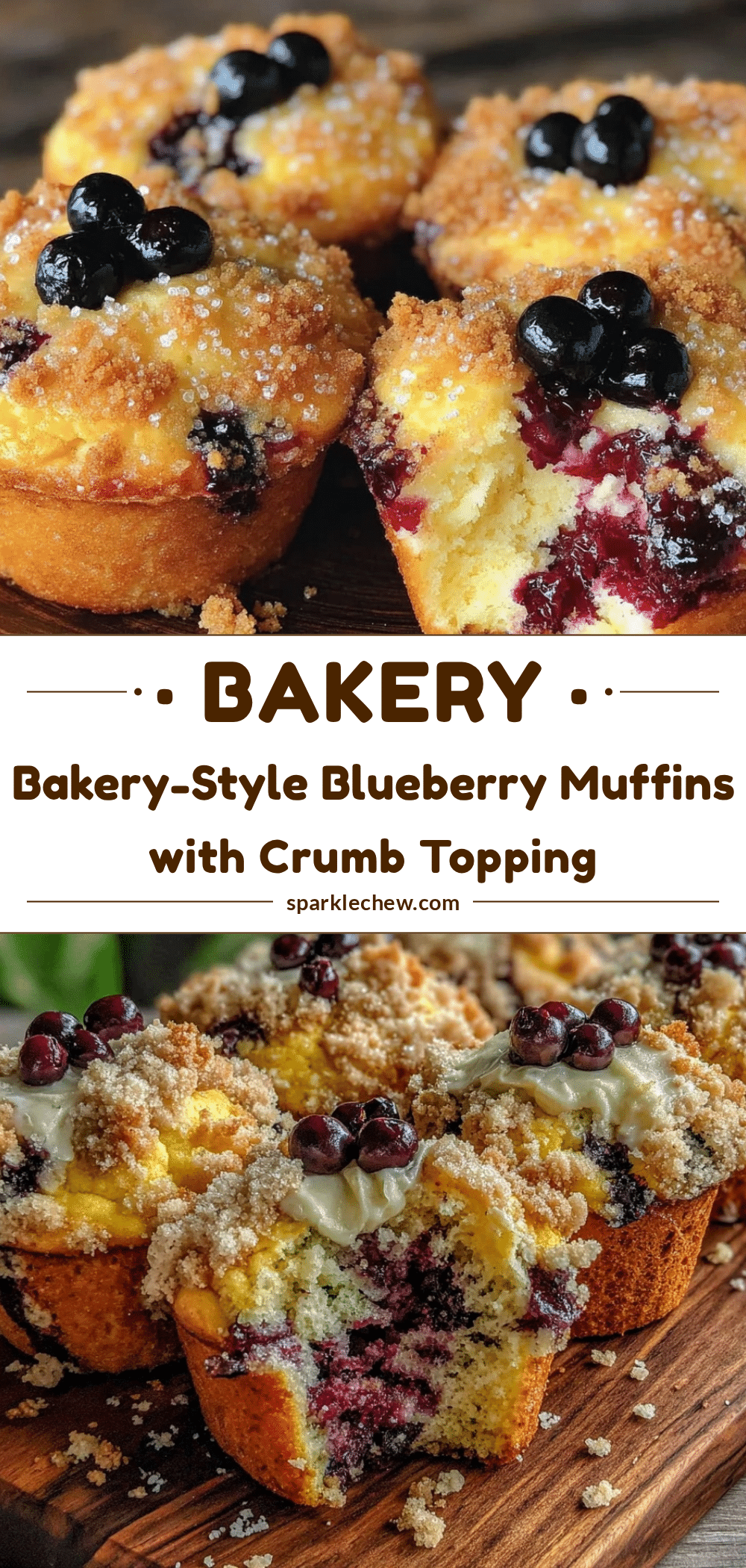 bakery-style blueberry muffins recipe