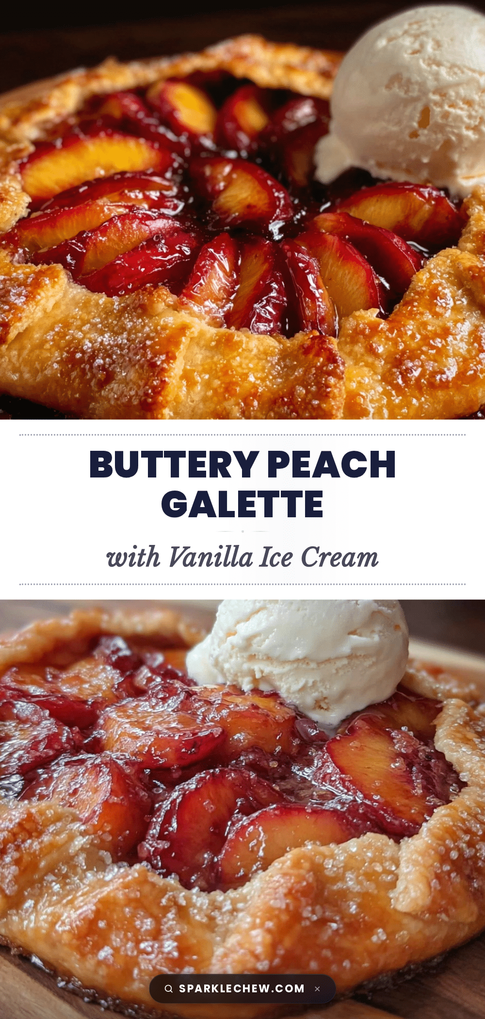 brown butter peach galette recipe