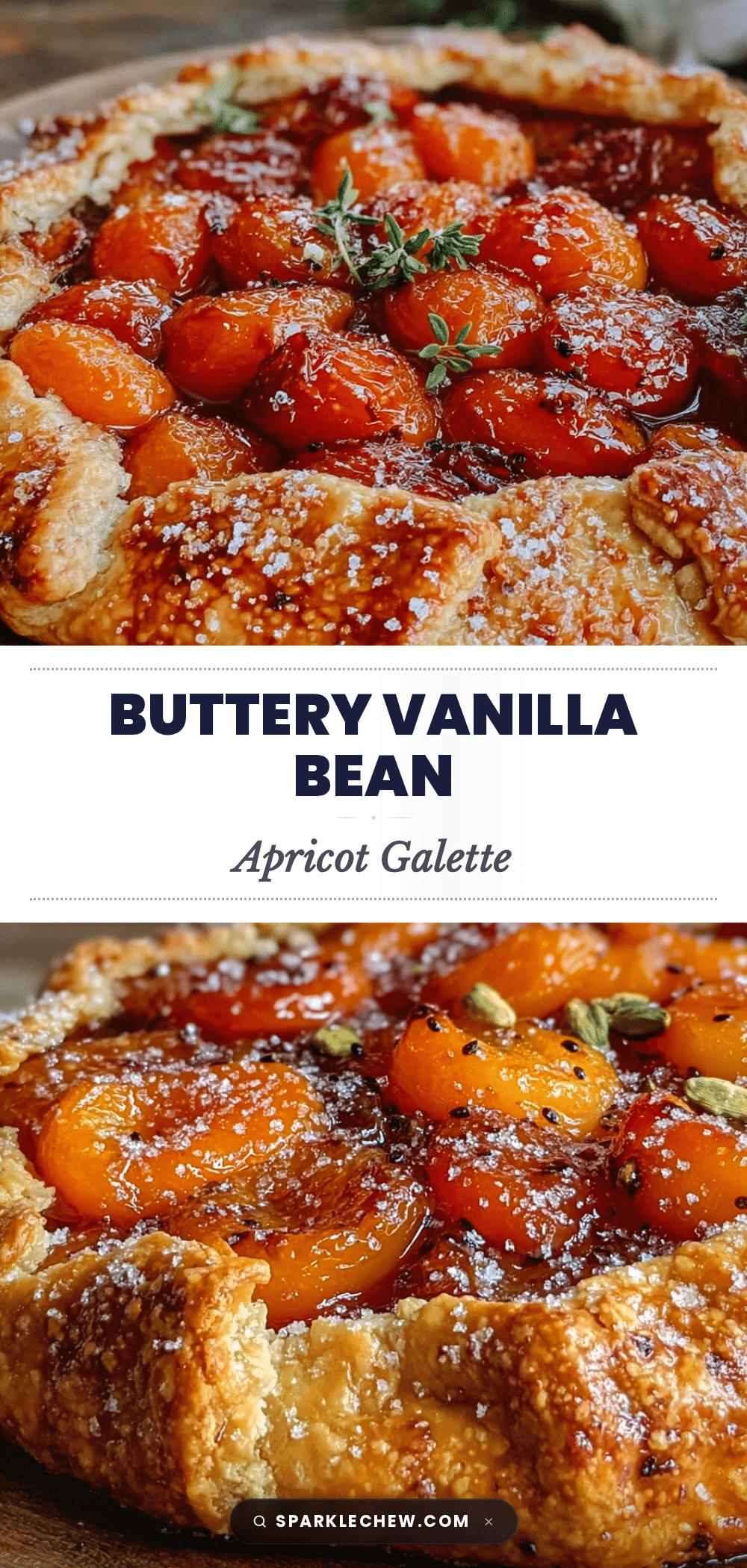 buttery vanilla bean apricot galette recipe