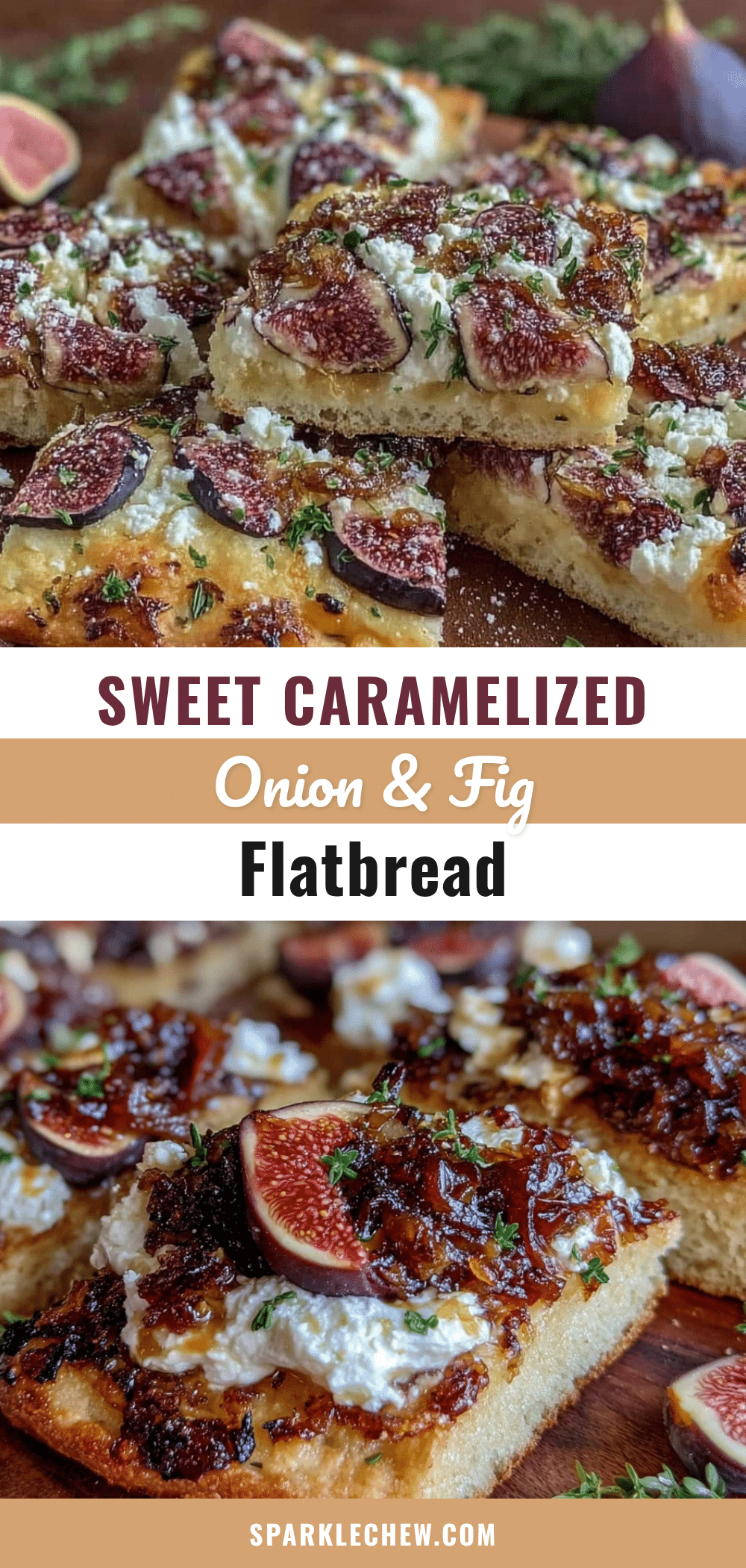 caramelized onion and fig flatbread recipe