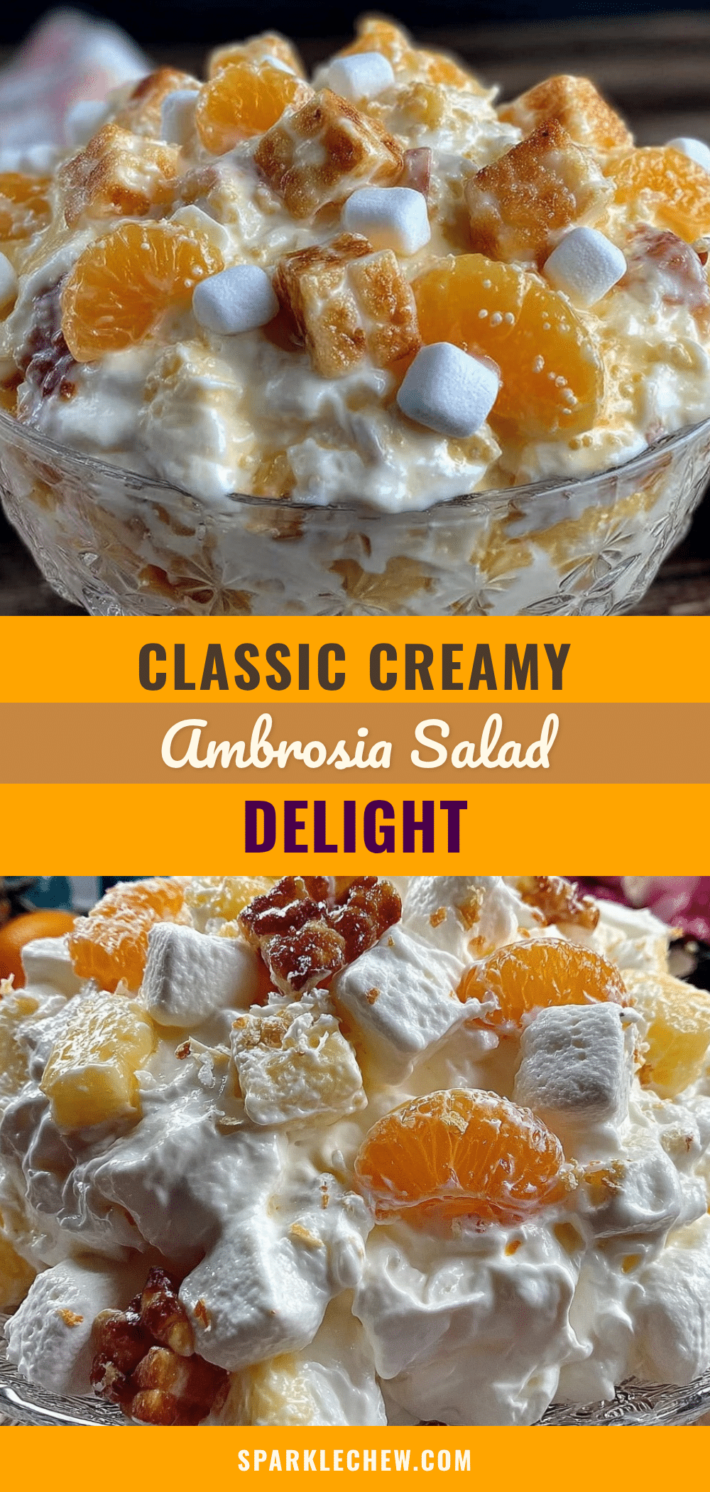 Classic Creamy Ambrosia Salad recipe