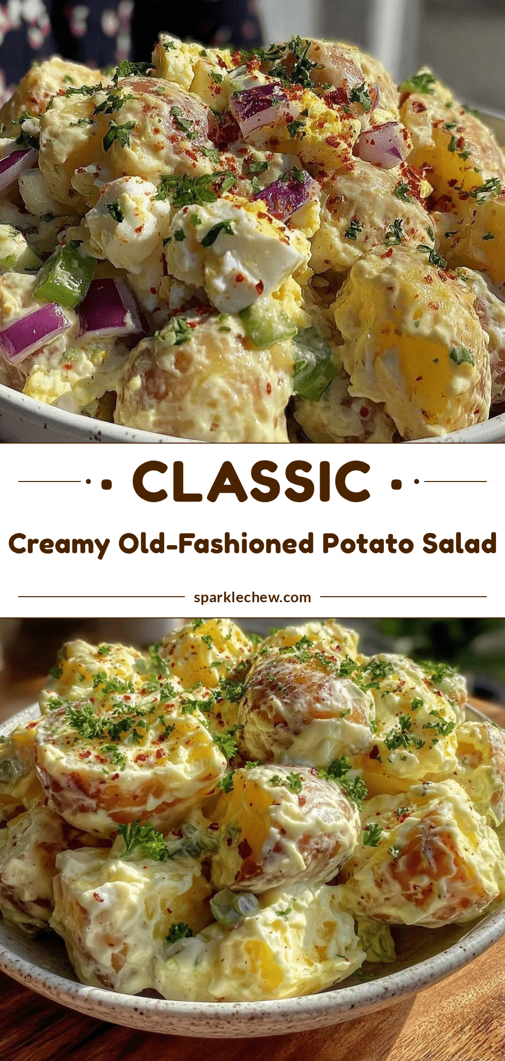 classic creamy old-fashioned potato salad recipe