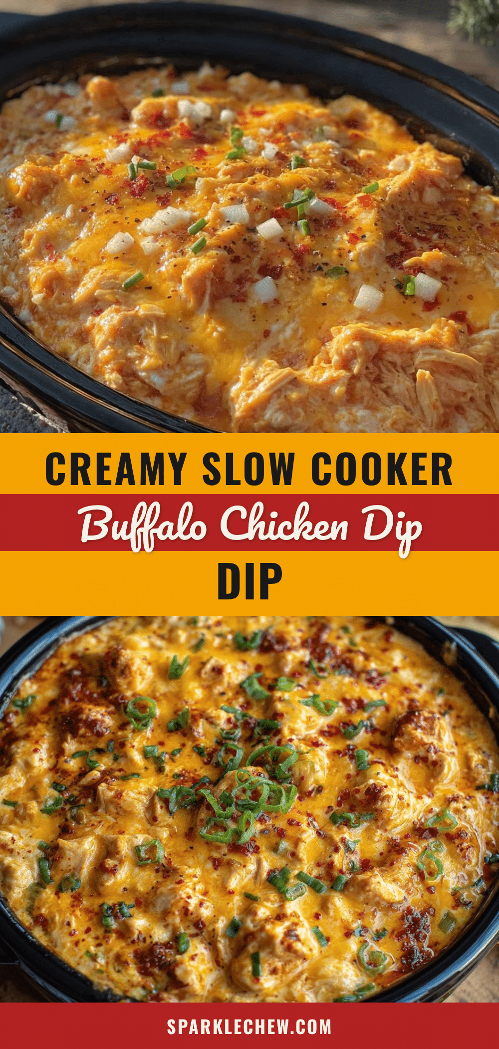 creamy buffalo chicken dip slow cooker recipe