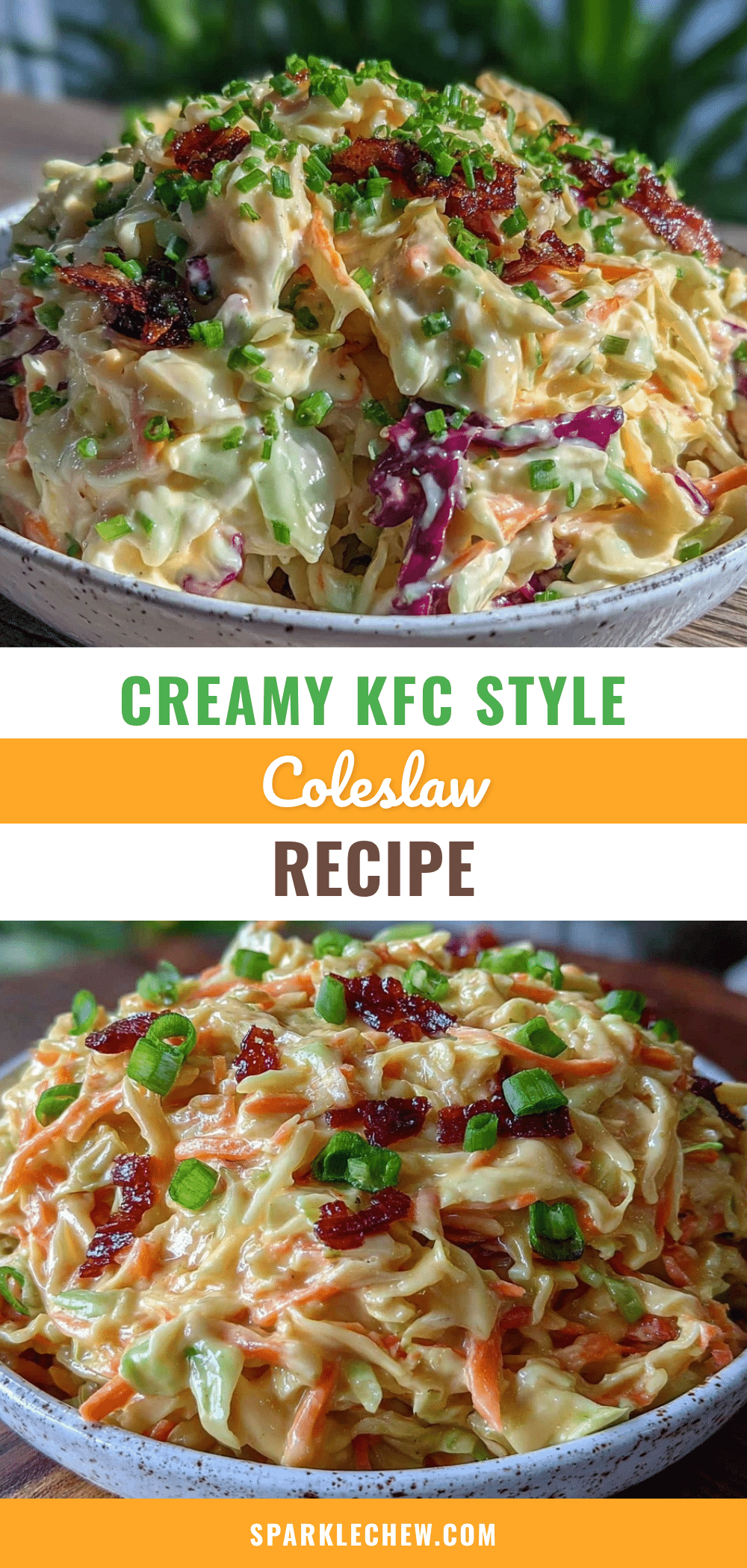 creamy KFC style coleslaw recipe
