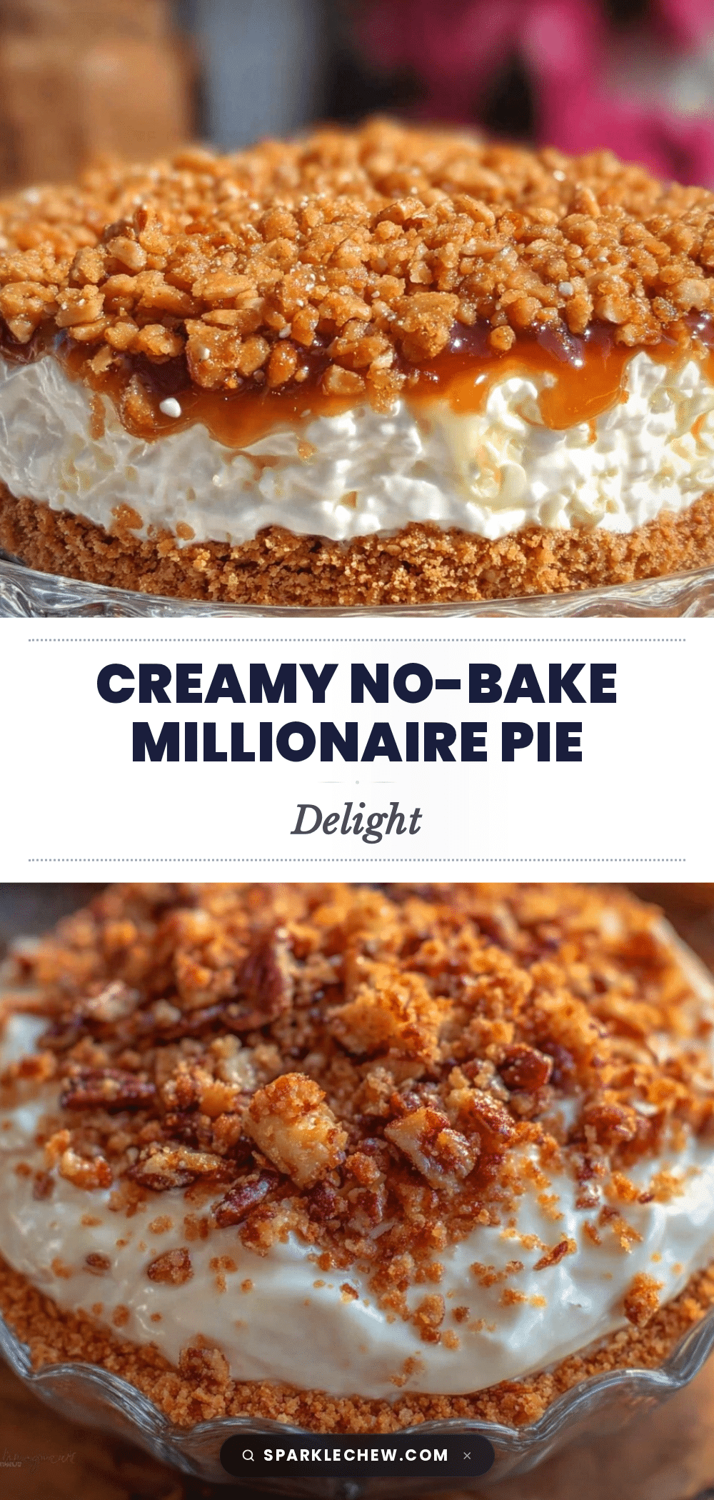 Creamy Millionaire Pie recipe