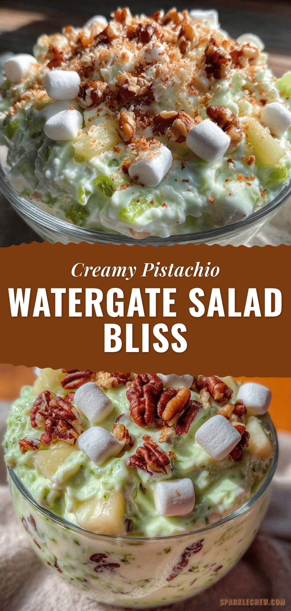 Creamy Watergate Salad Recipe recipe