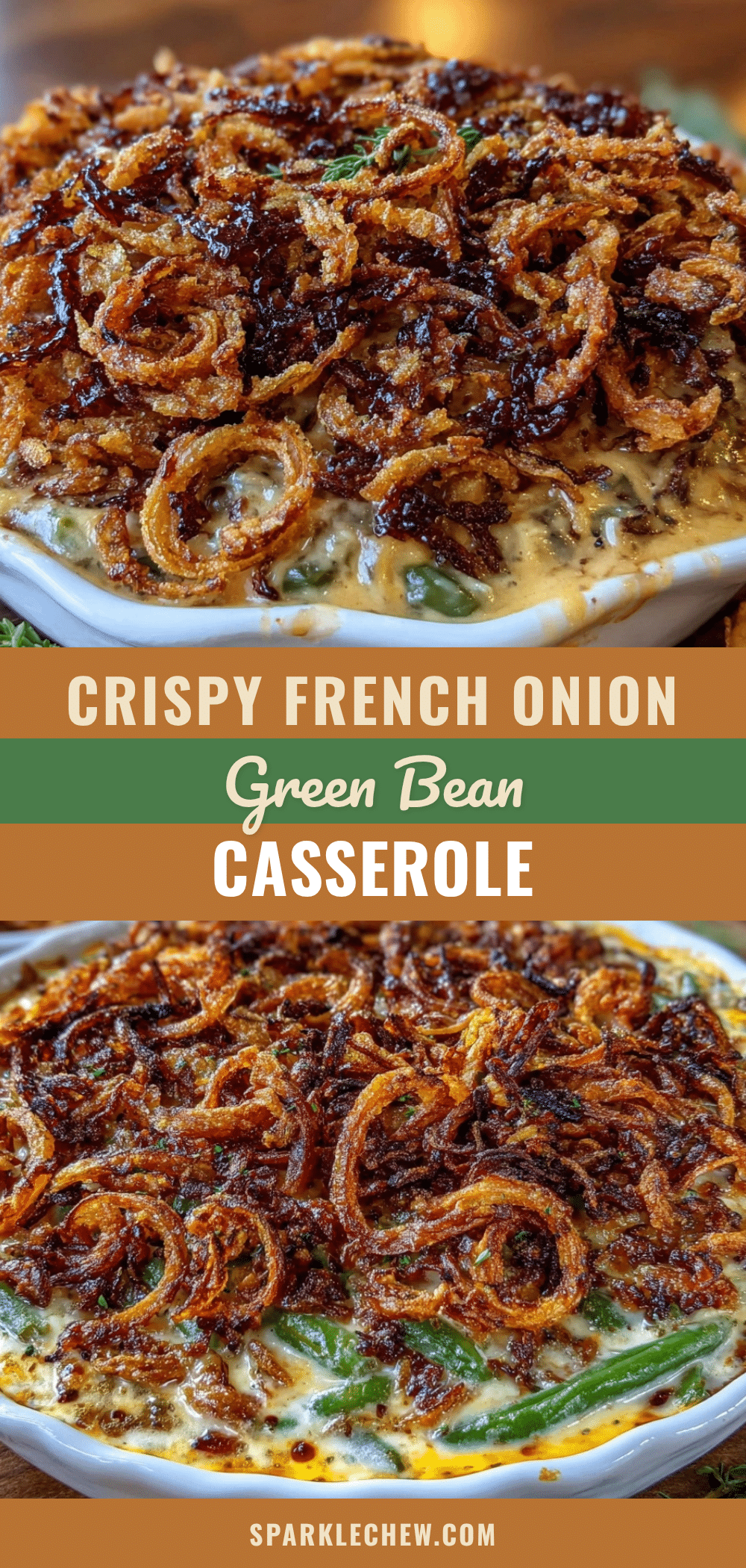 crispy green bean casserole recipe
