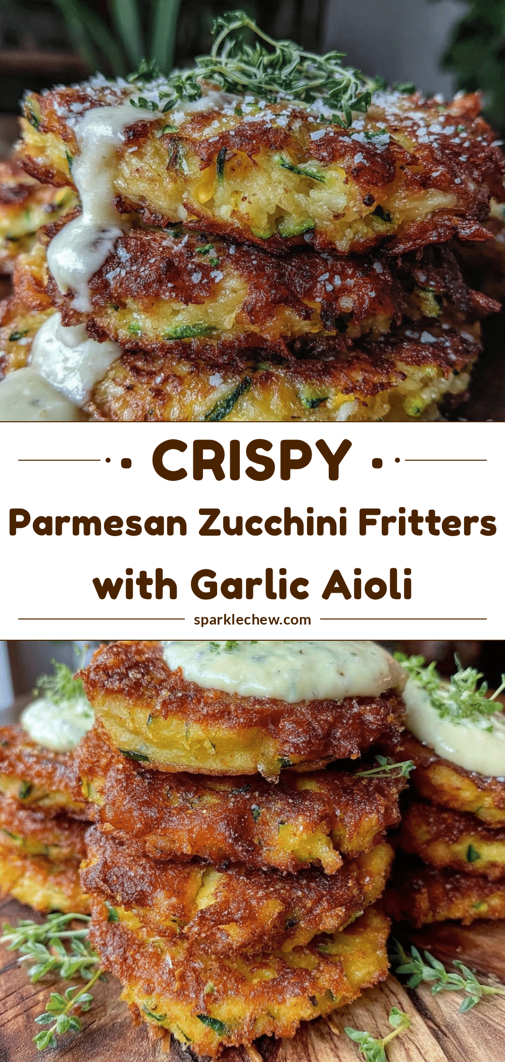 crispy parmesan zucchini fritters recipe