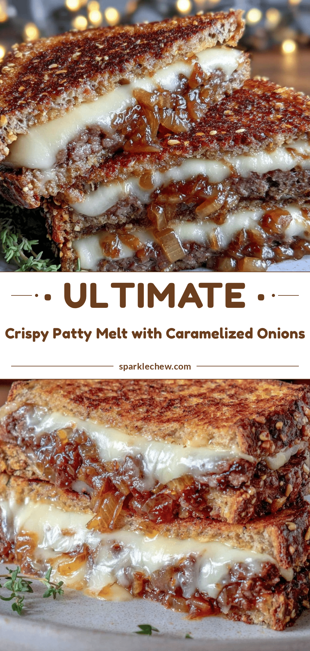 crispy patty melt recipe