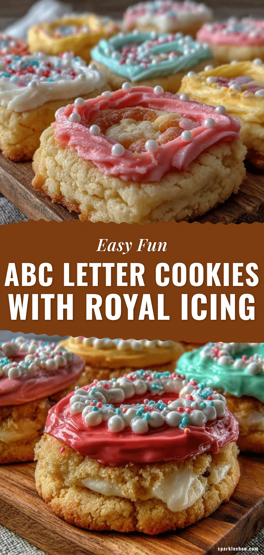 Easy ABC Letter Cookies recipe