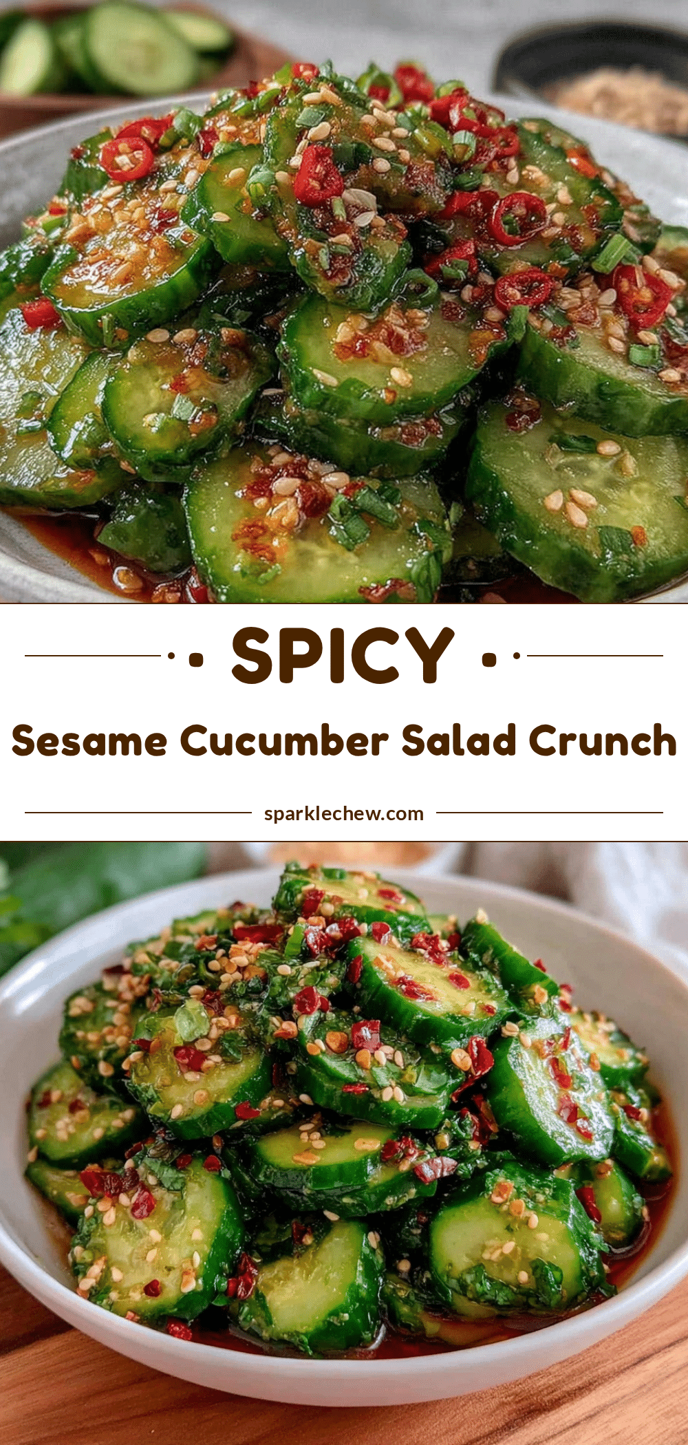 fresh asian sesame cucumber salad recipe