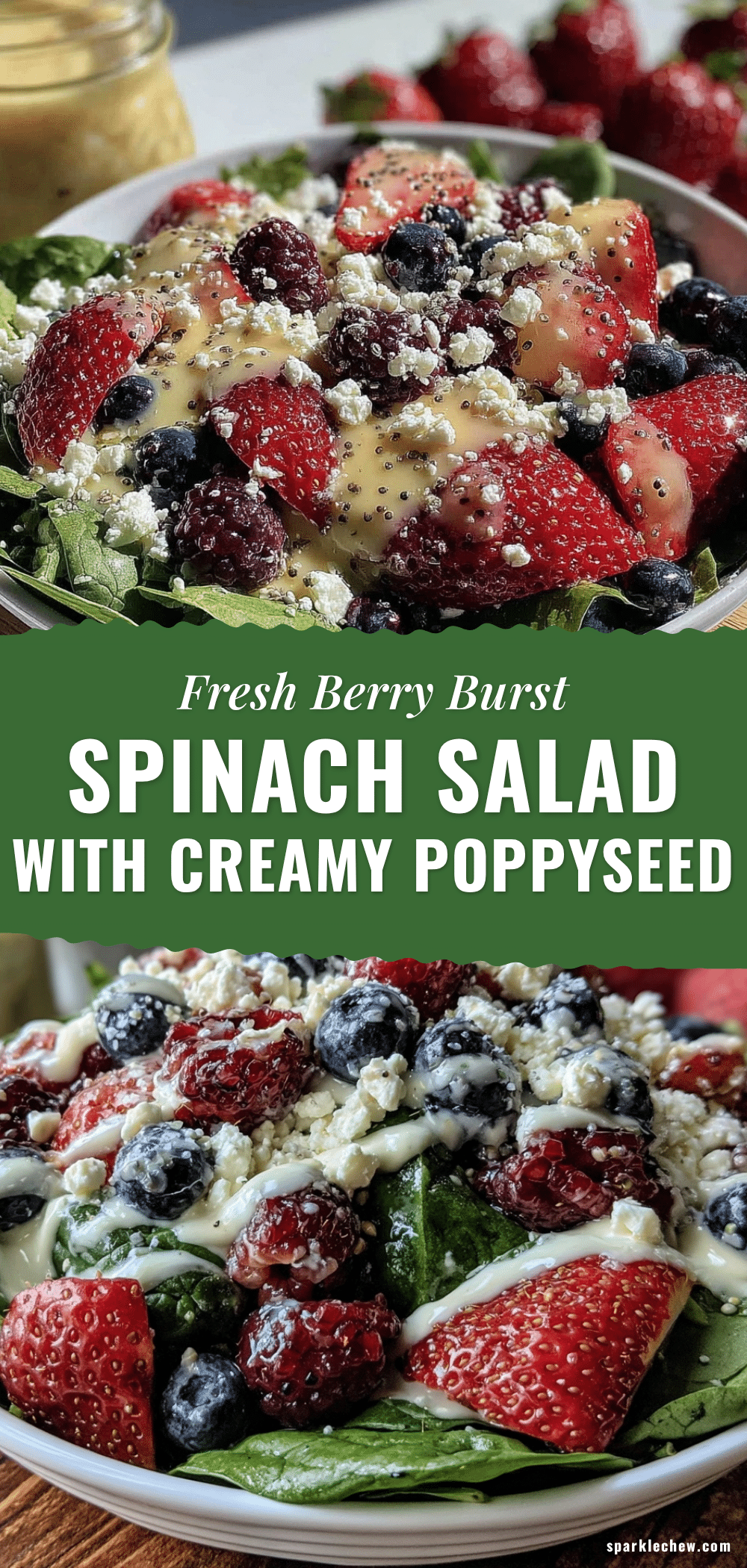 fresh berry burst spinach salad recipe