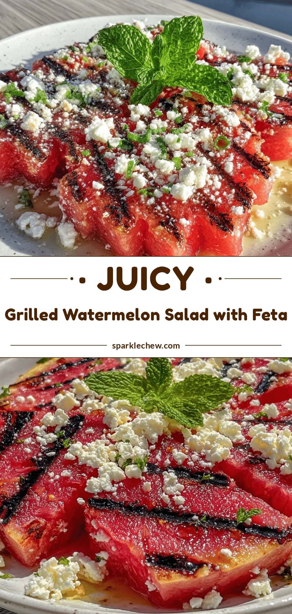 fresh grilled watermelon salad recipe