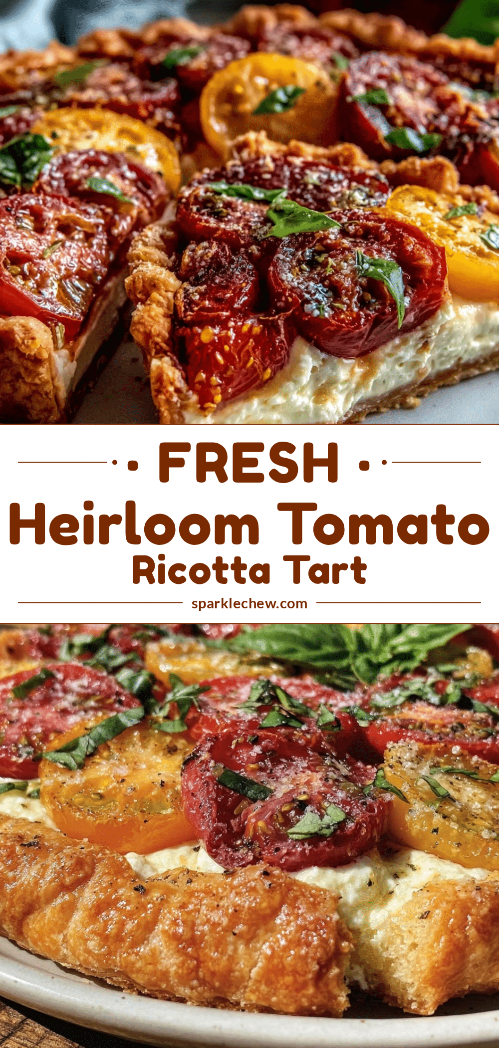 fresh heirloom tomato ricotta tart recipe