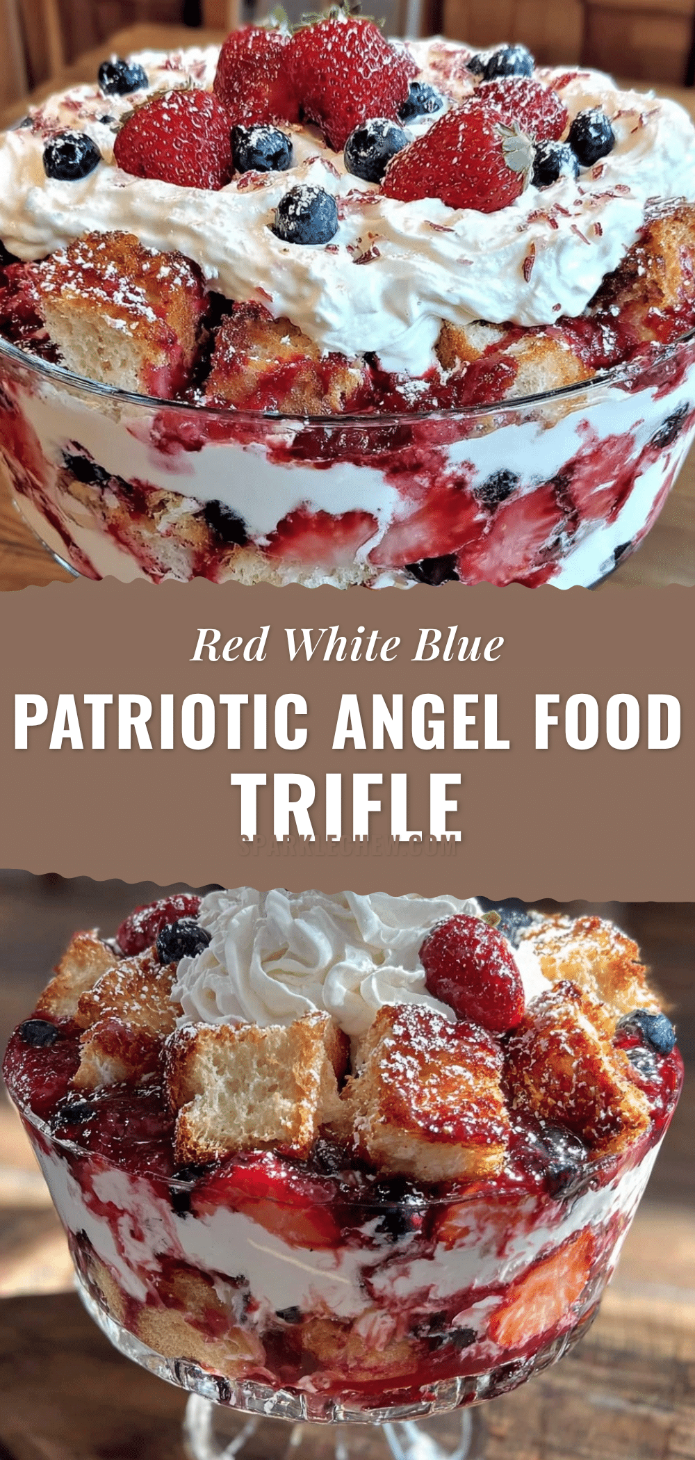 fresh red white and blue trifle recipe