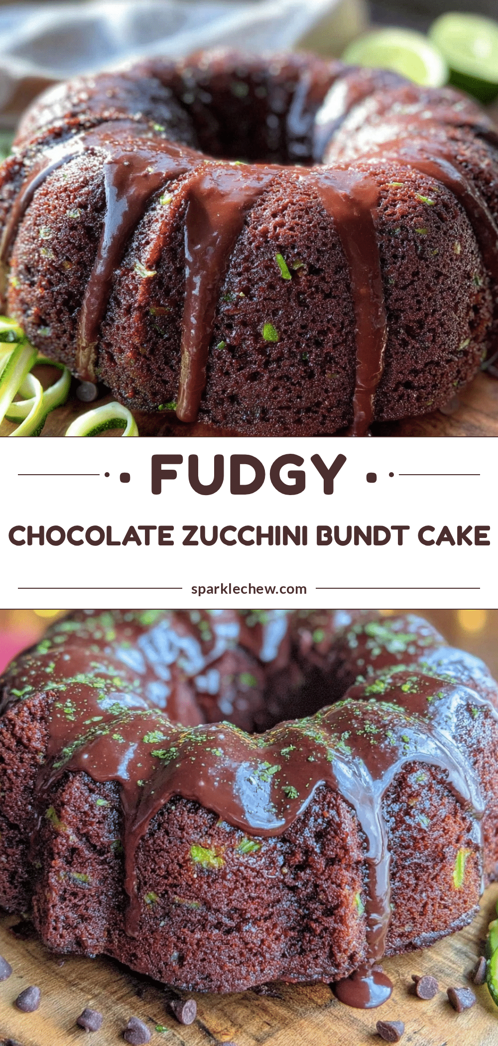 fudgy chocolate zucchini bundt cake recipe
