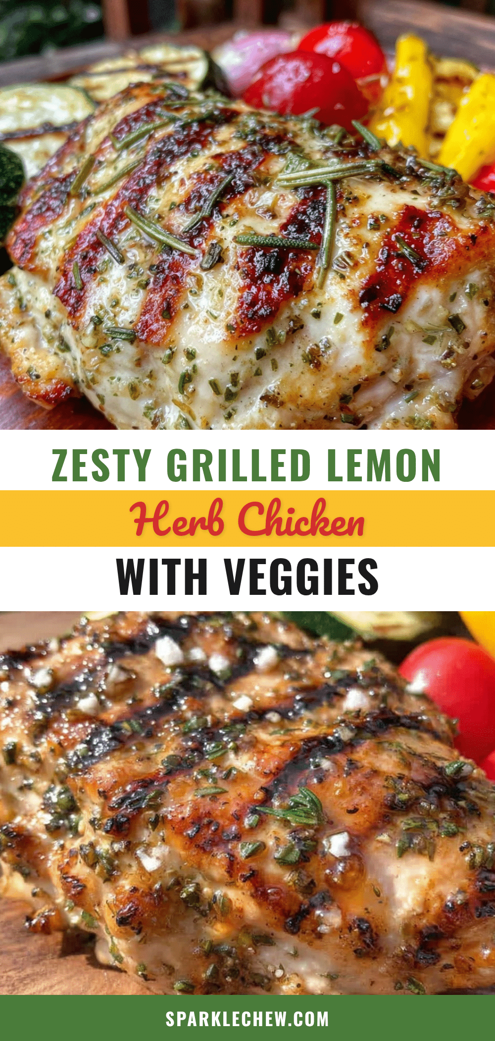 grilled lemon herb chicken recipe