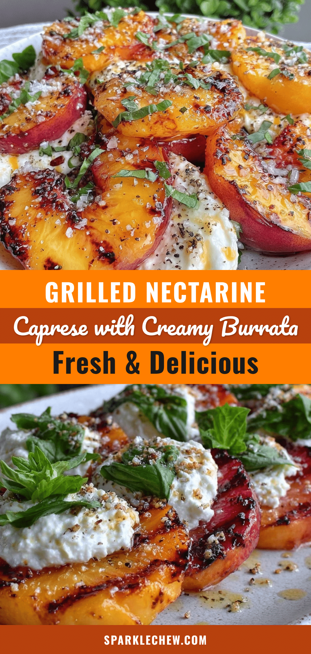 grilled nectarine caprese salad recipe