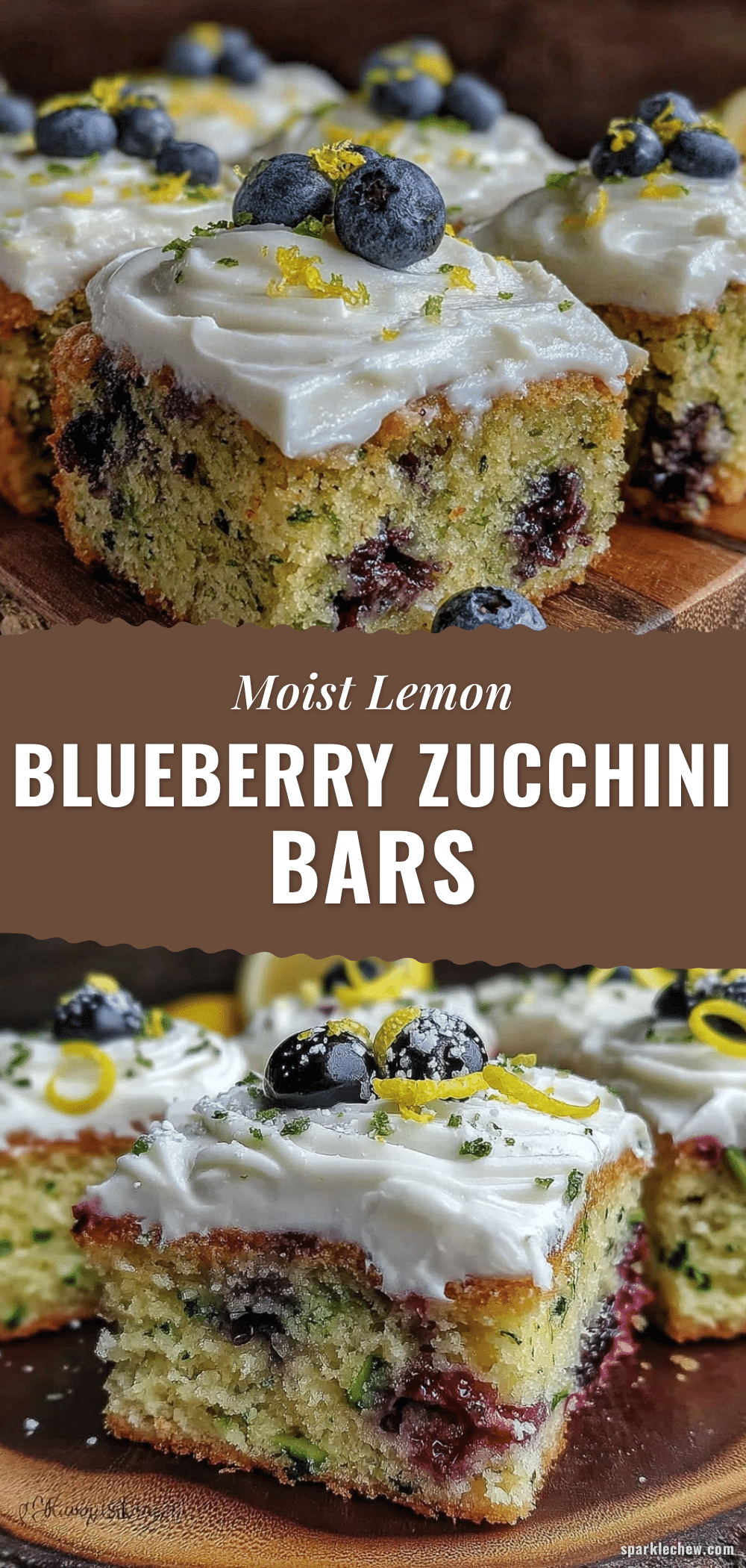 lemon blueberry zucchini bars recipe