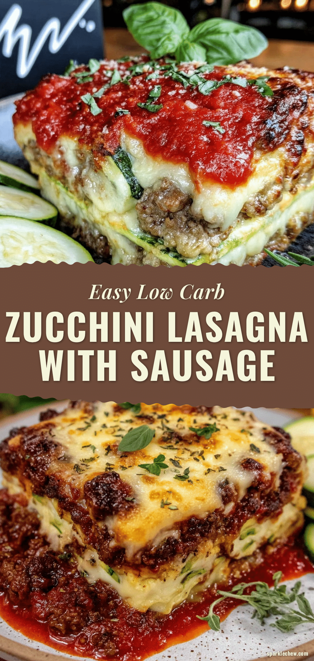 low carb zucchini lasagna recipe